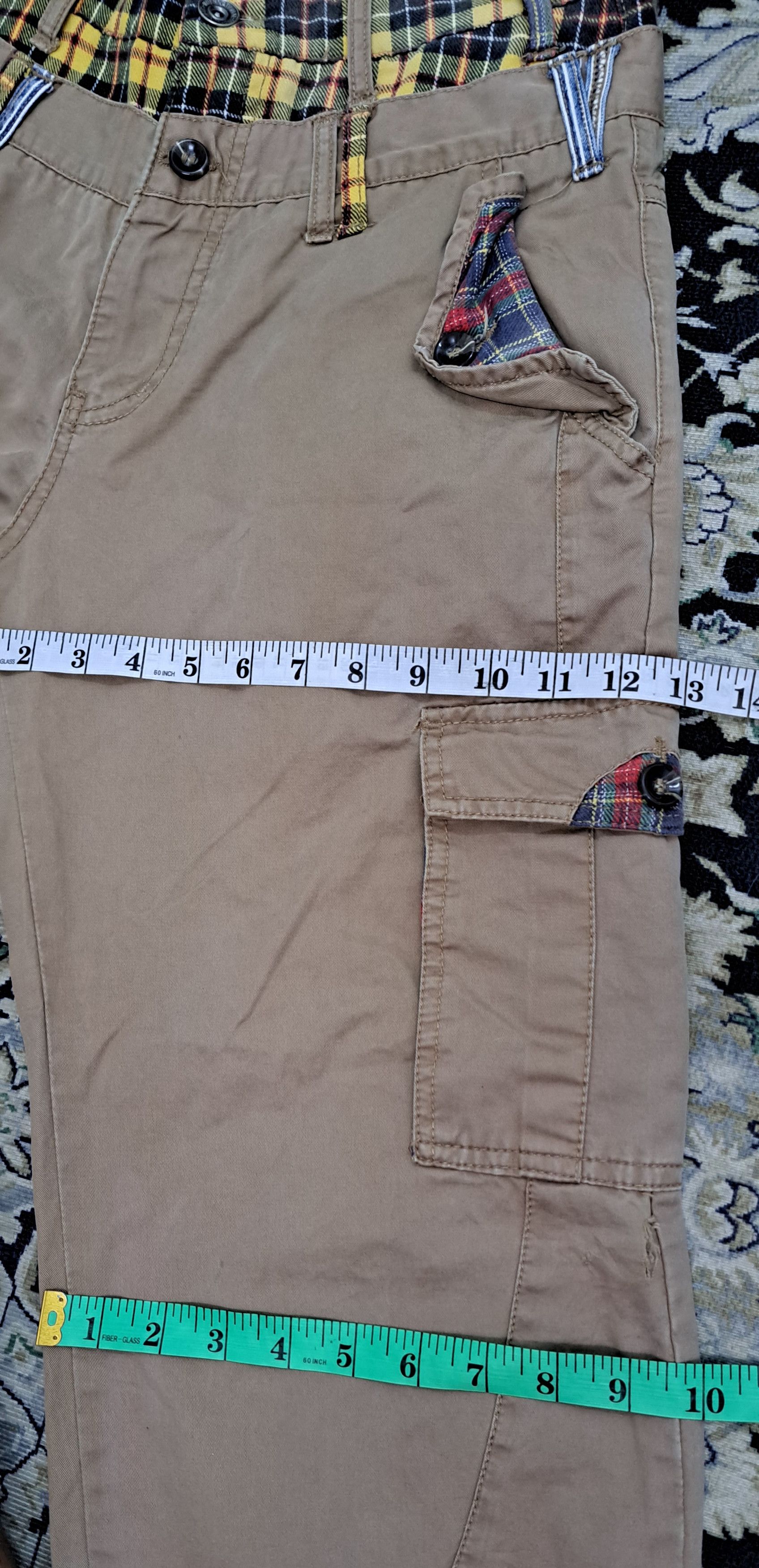 Japanese Brand NYLAUS DOUBLE WAIST CARGO MULTIPOCKET JEANS Size US 30 / EU 46 - 17 Thumbnail