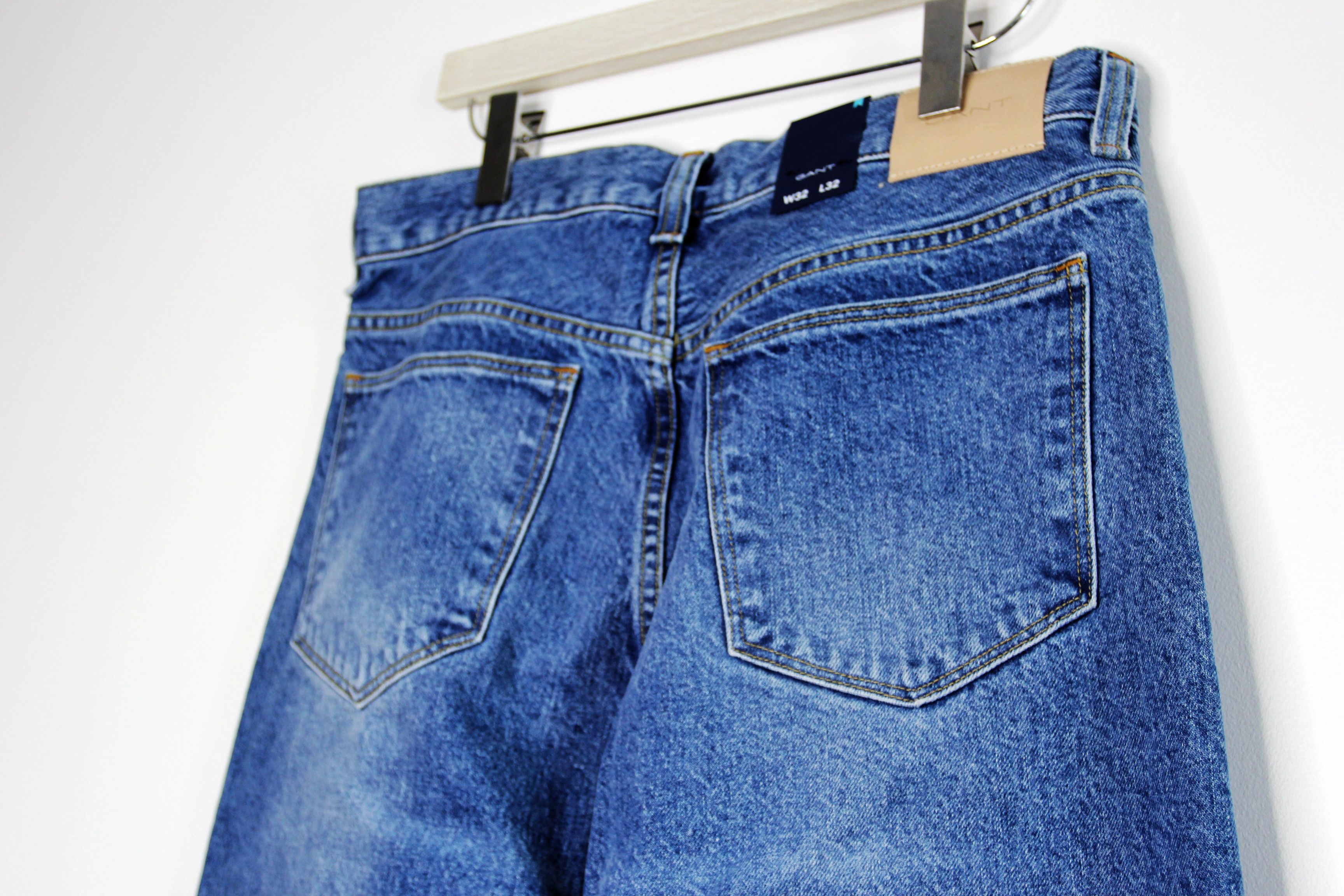 Gant BNWT AW22 GANT D2 LOOSE STRAIGHT JEANS 34 x 32 Size US 34 / EU 50 - 6 Thumbnail
