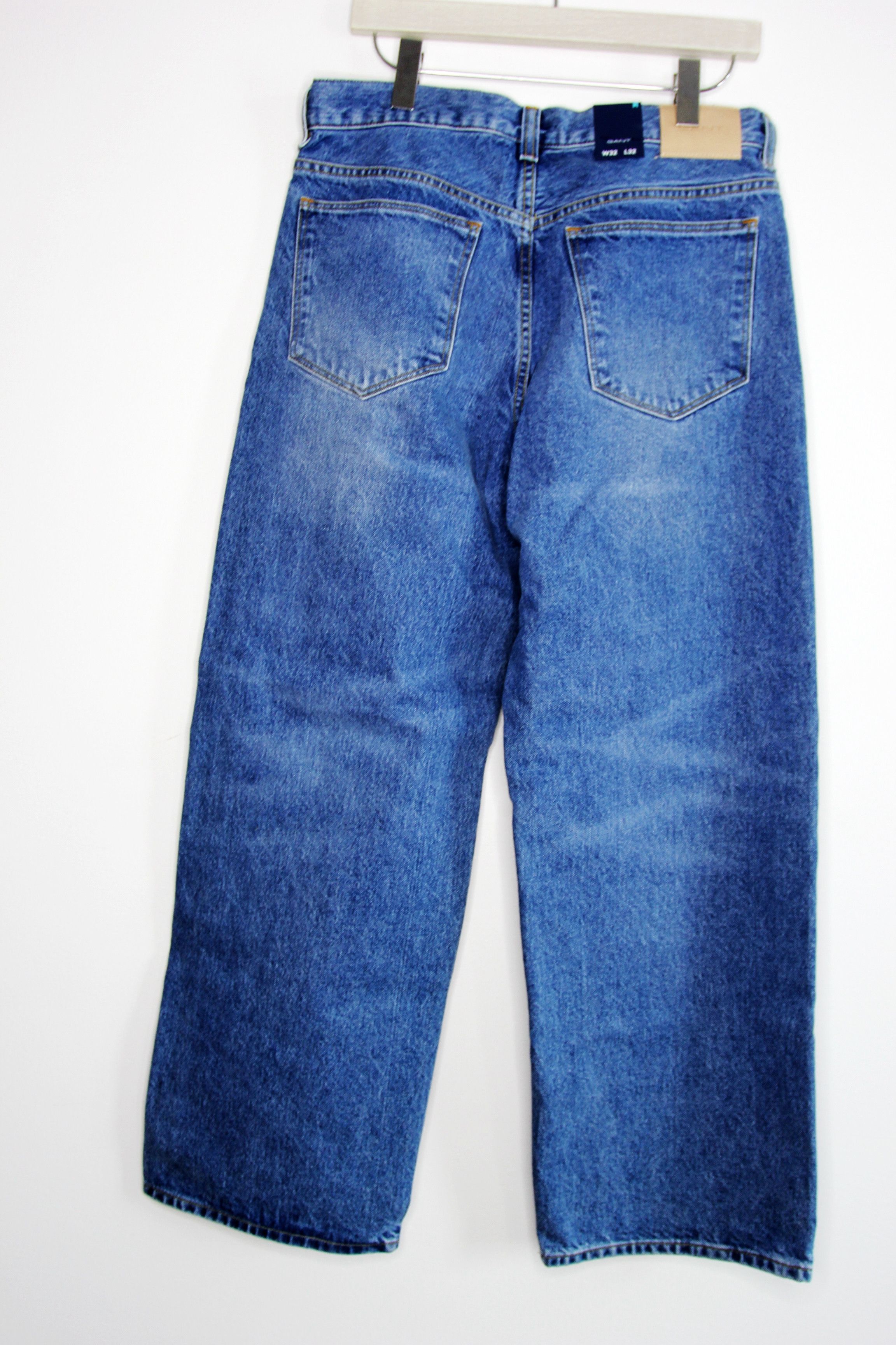 Gant BNWT AW22 GANT D2 LOOSE STRAIGHT JEANS 34 x 32 Size US 34 / EU 50 - 3 Thumbnail