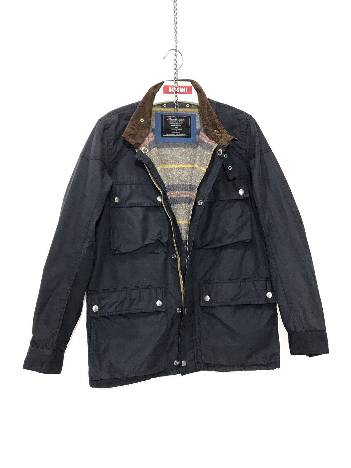 ANACHRONORM Military Style Jacket Blanket Lining 32🟩 Size US M / EU 48-50 / 2 - 1 Thumbnail