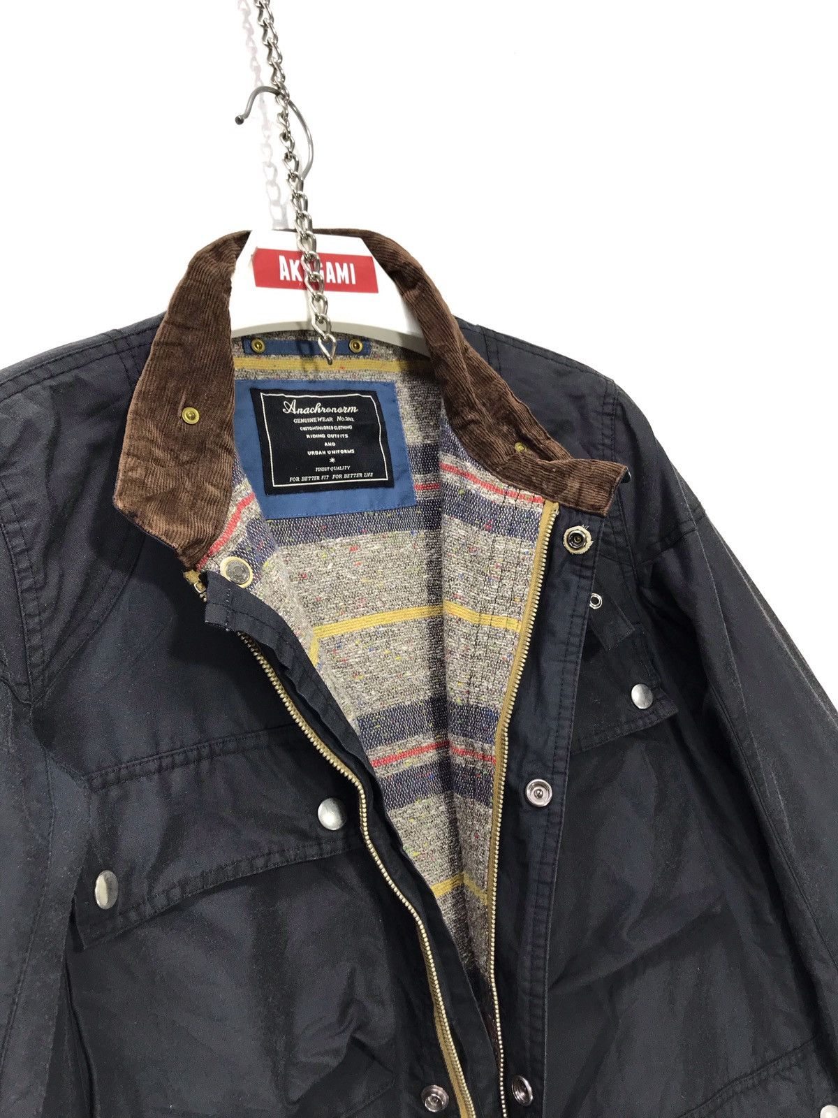 ANACHRONORM Military Style Jacket Blanket Lining 32🟩 Size US M / EU 48-50 / 2 - 3 Thumbnail