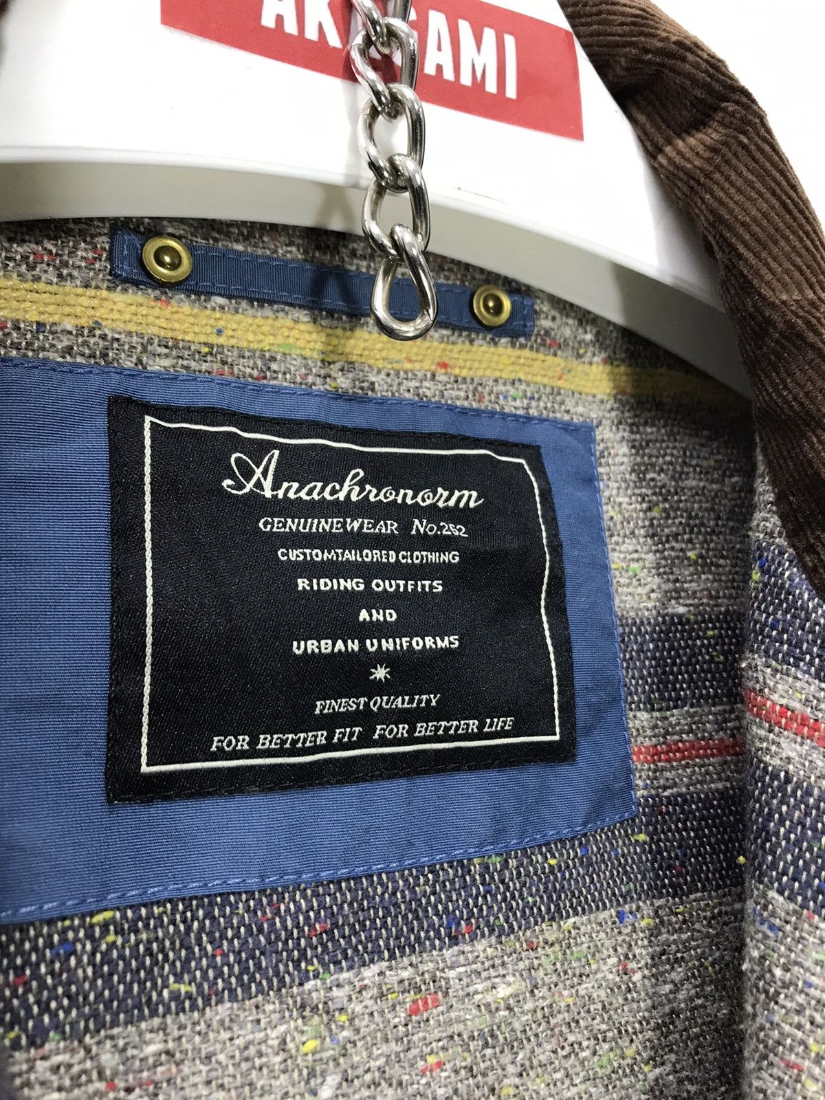 ANACHRONORM Military Style Jacket Blanket Lining 32🟩 Size US M / EU 48-50 / 2 - 8 Thumbnail