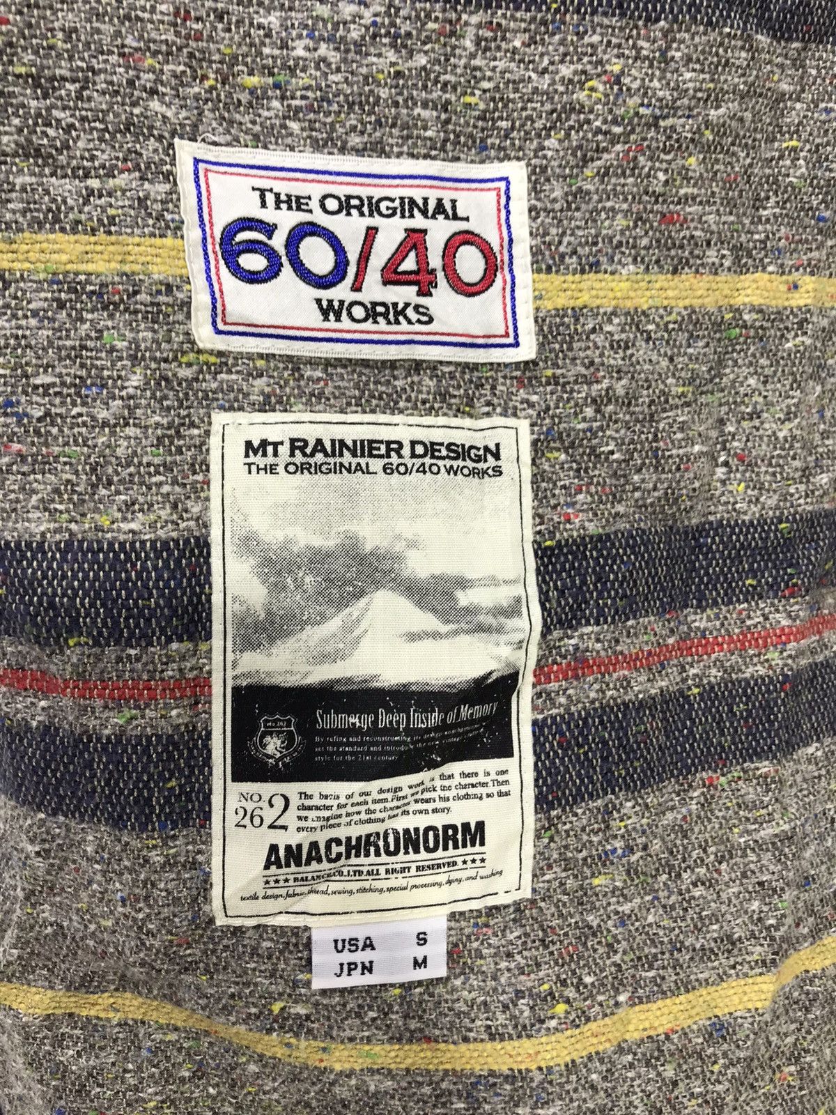 ANACHRONORM Military Style Jacket Blanket Lining 32🟩 Size US M / EU 48-50 / 2 - 7 Thumbnail