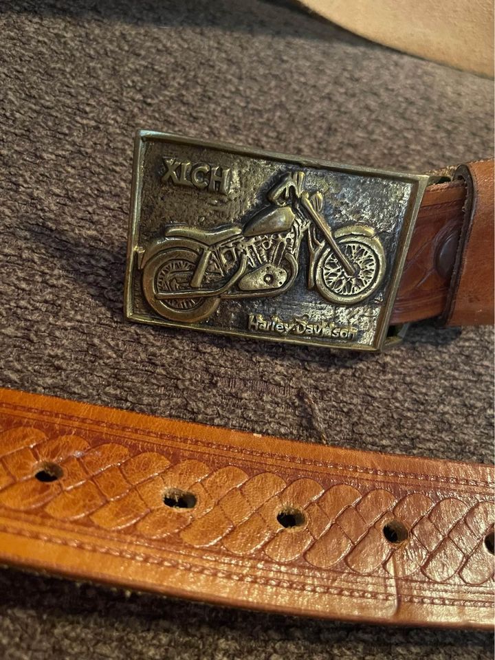 ヴィンテージ ハーレーダビッドソン ベルト （Harley Davidson 