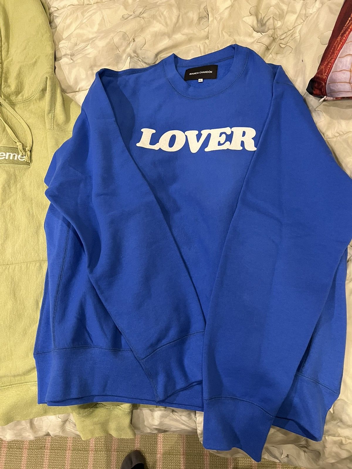 BIANCA CHANDON Bianca Chandon Lover Crewneck Pullover Blue Size US XL / EU 56 / 4 - 2 Thumbnail