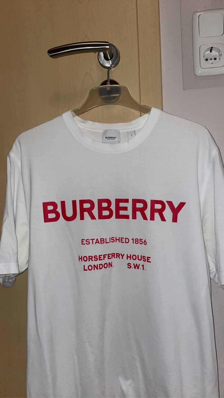 Burberry Horseferry Print Logo White Tee