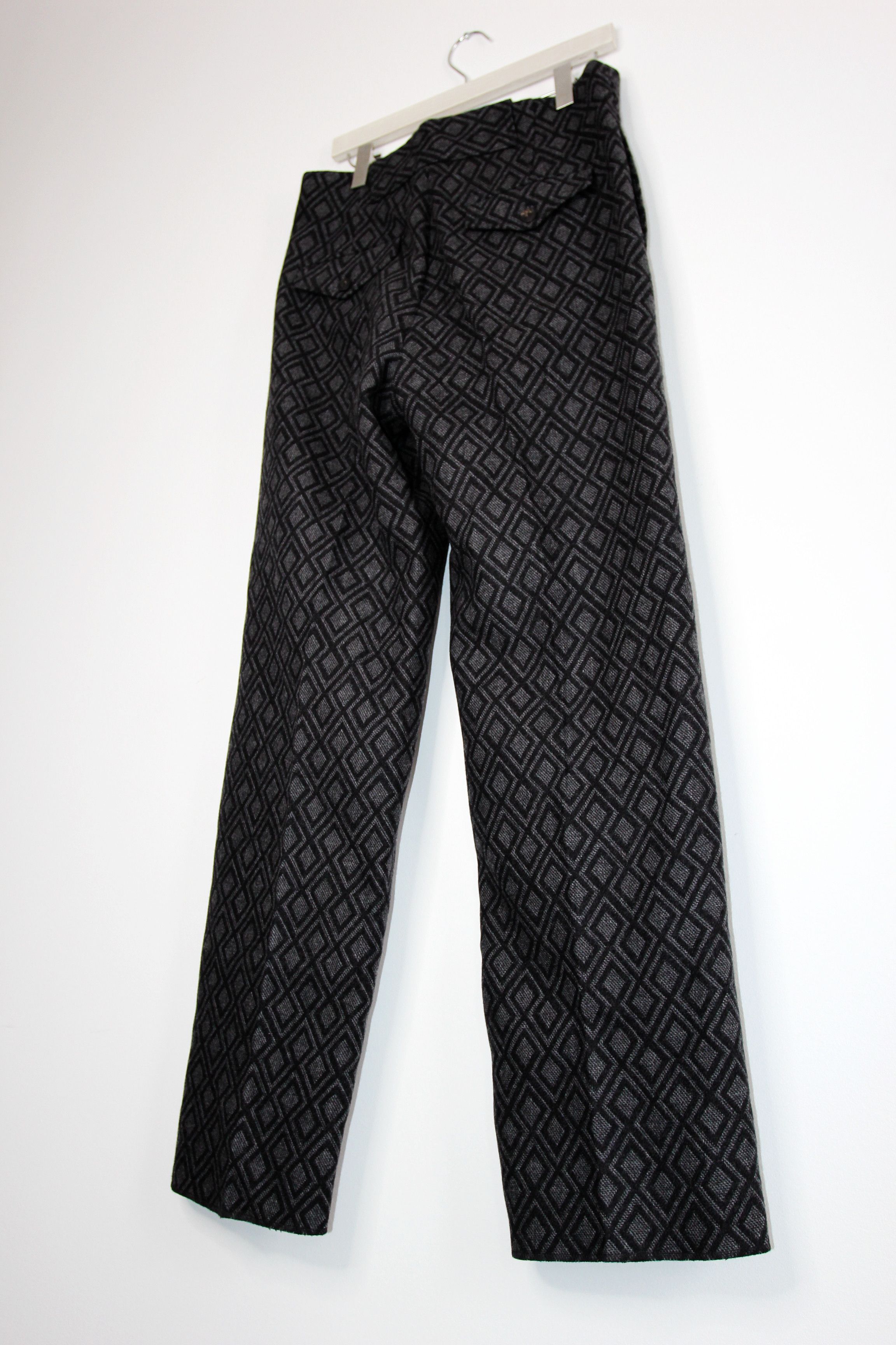 Emporio Armani BNWT AW22 EMPORIO ARMANI GEOMETRIC PRINT PANTS 48 Size US 32 / EU 48 - 7 Thumbnail