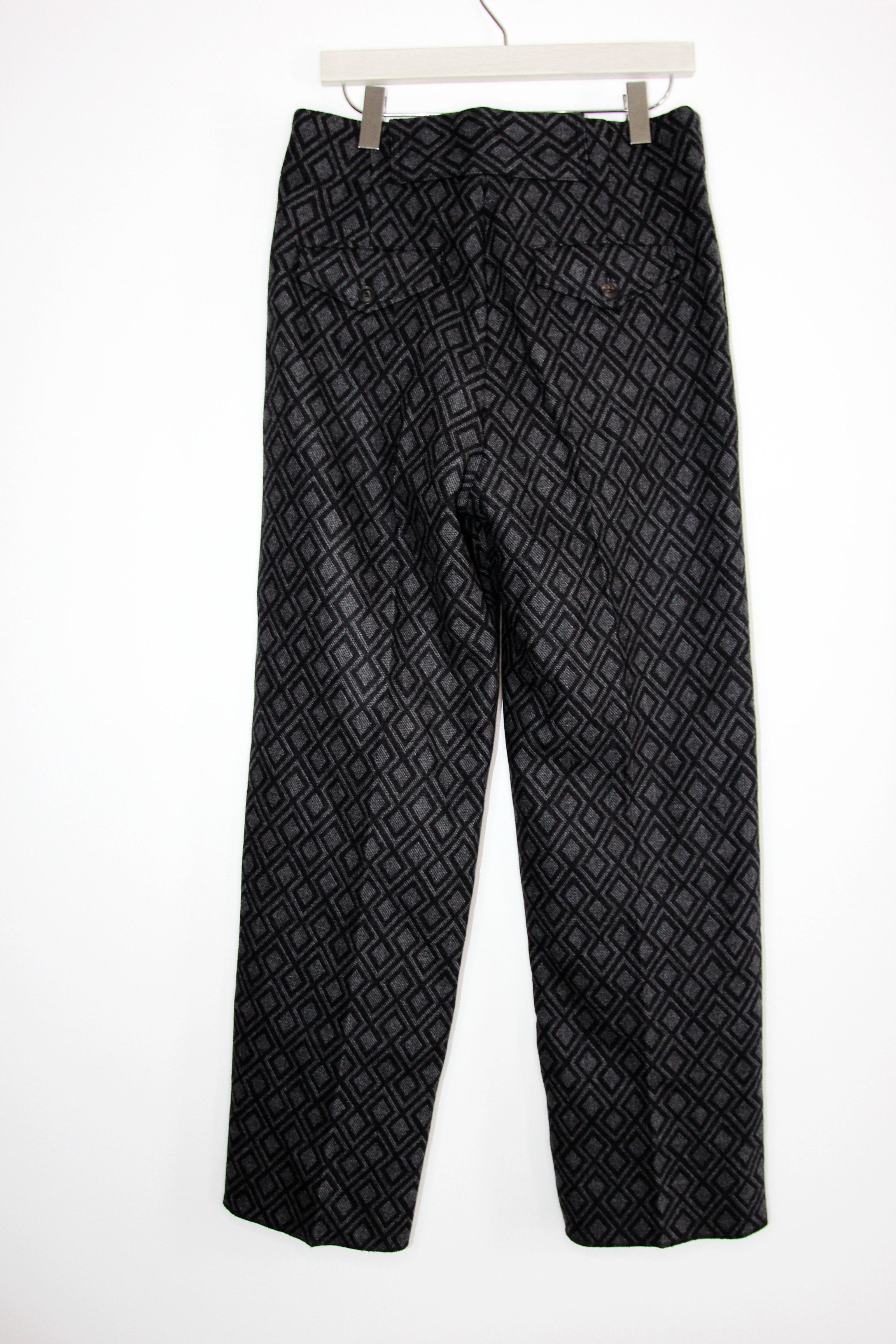 Emporio Armani BNWT AW22 EMPORIO ARMANI GEOMETRIC PRINT PANTS 48 Size US 32 / EU 48 - 3 Thumbnail