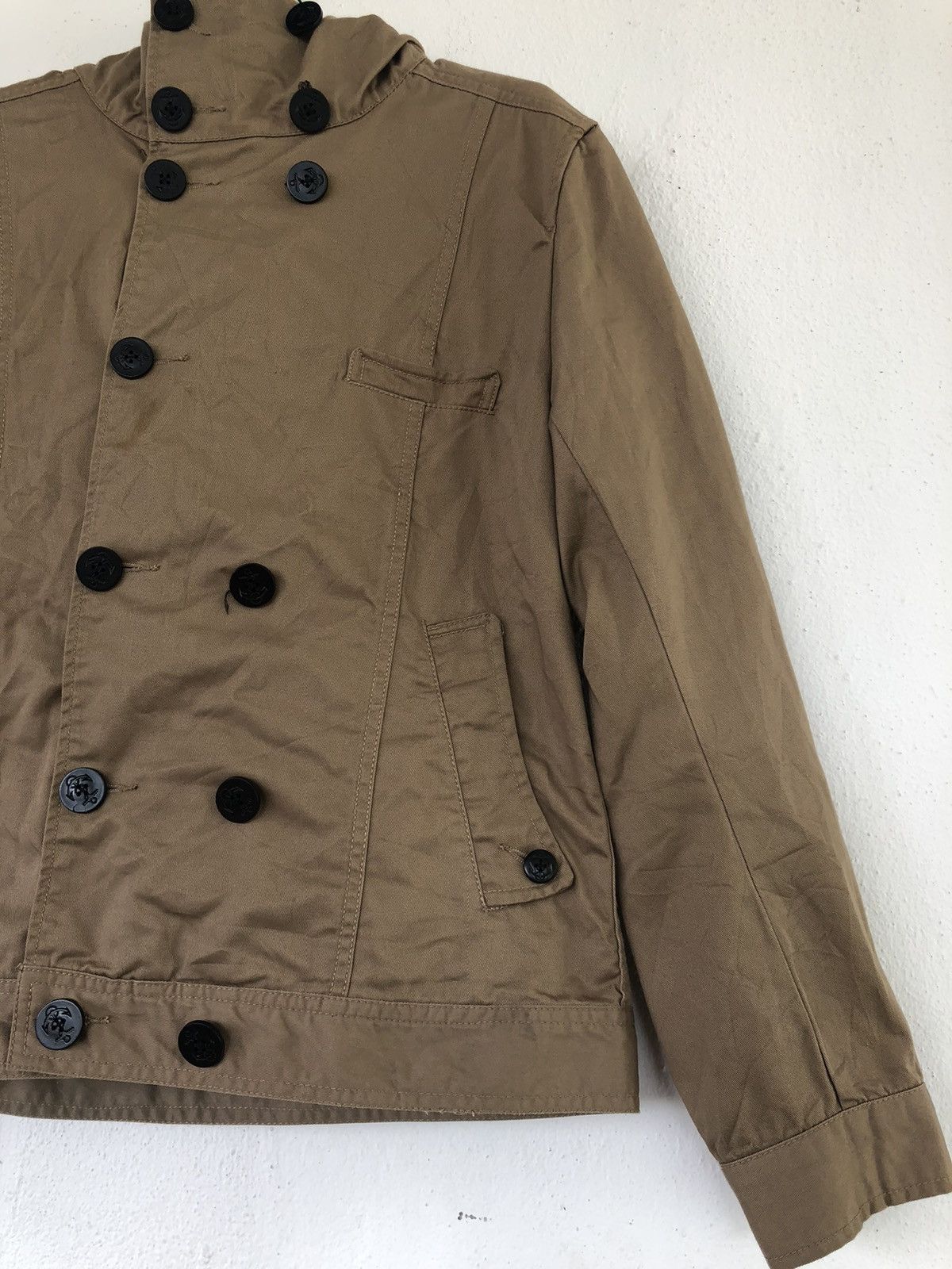 Japanese Brand × RAGEBLUE RAGEBLUE - Double Breasted Button Up Jacket Hoodie Size US L / EU 52-54 / 3 - 3 Thumbnail