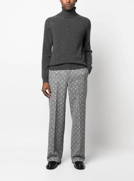 Emporio Armani BNWT AW22 EMPORIO ARMANI GEOMETRIC PRINT PANTS 50 Size US 34 / EU 50 - 11 Thumbnail
