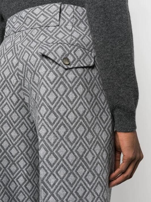 Emporio Armani BNWT AW22 EMPORIO ARMANI GEOMETRIC PRINT PANTS 50 Size US 34 / EU 50 - 13 Thumbnail