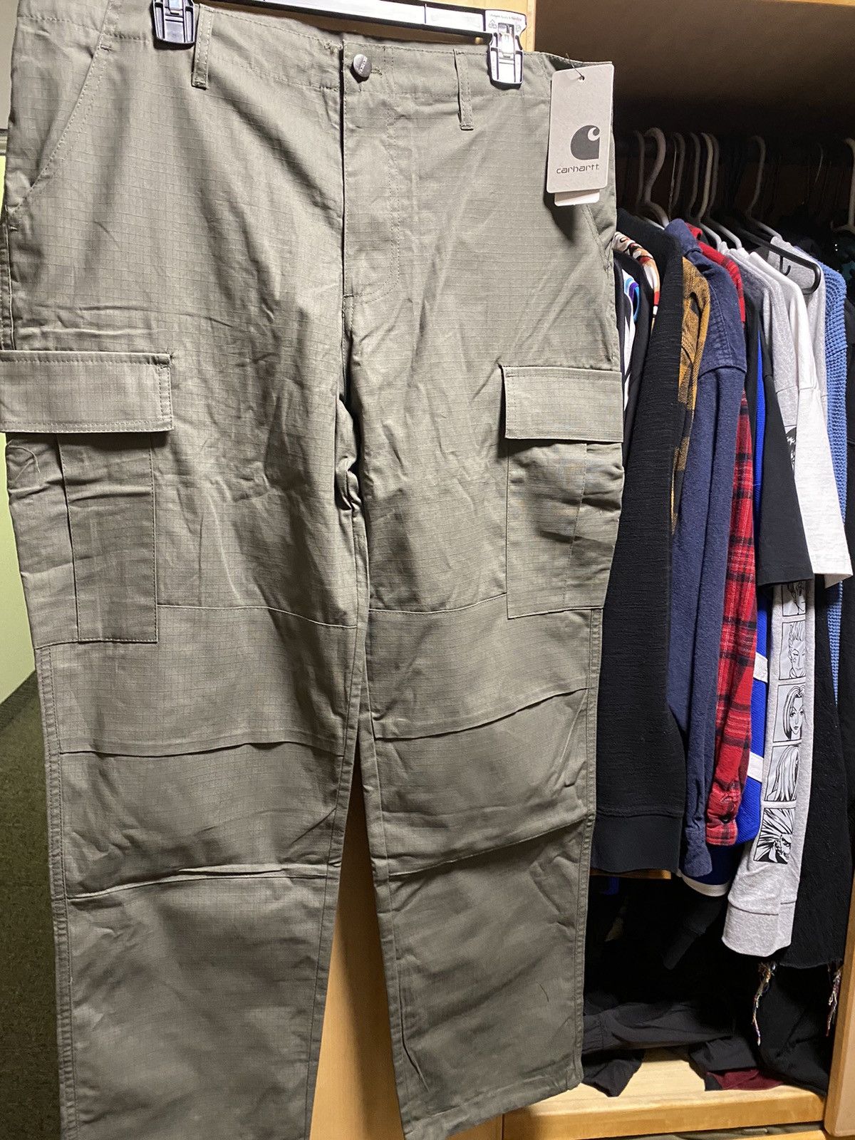 Carhartt Carhartt Cargo Pants read description! Size US 35 - 1 Thumbnail