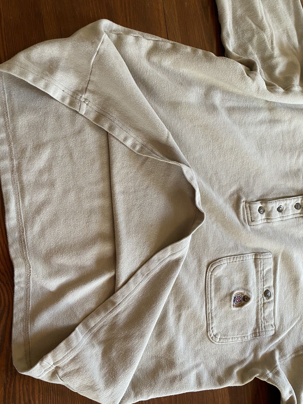 Bugle Boy × Vintage Vintage 90’s Bugle Boy Henley Style Long Sleeve Thermal Tee Size US S / EU 44-46 / 1 - 9 Thumbnail