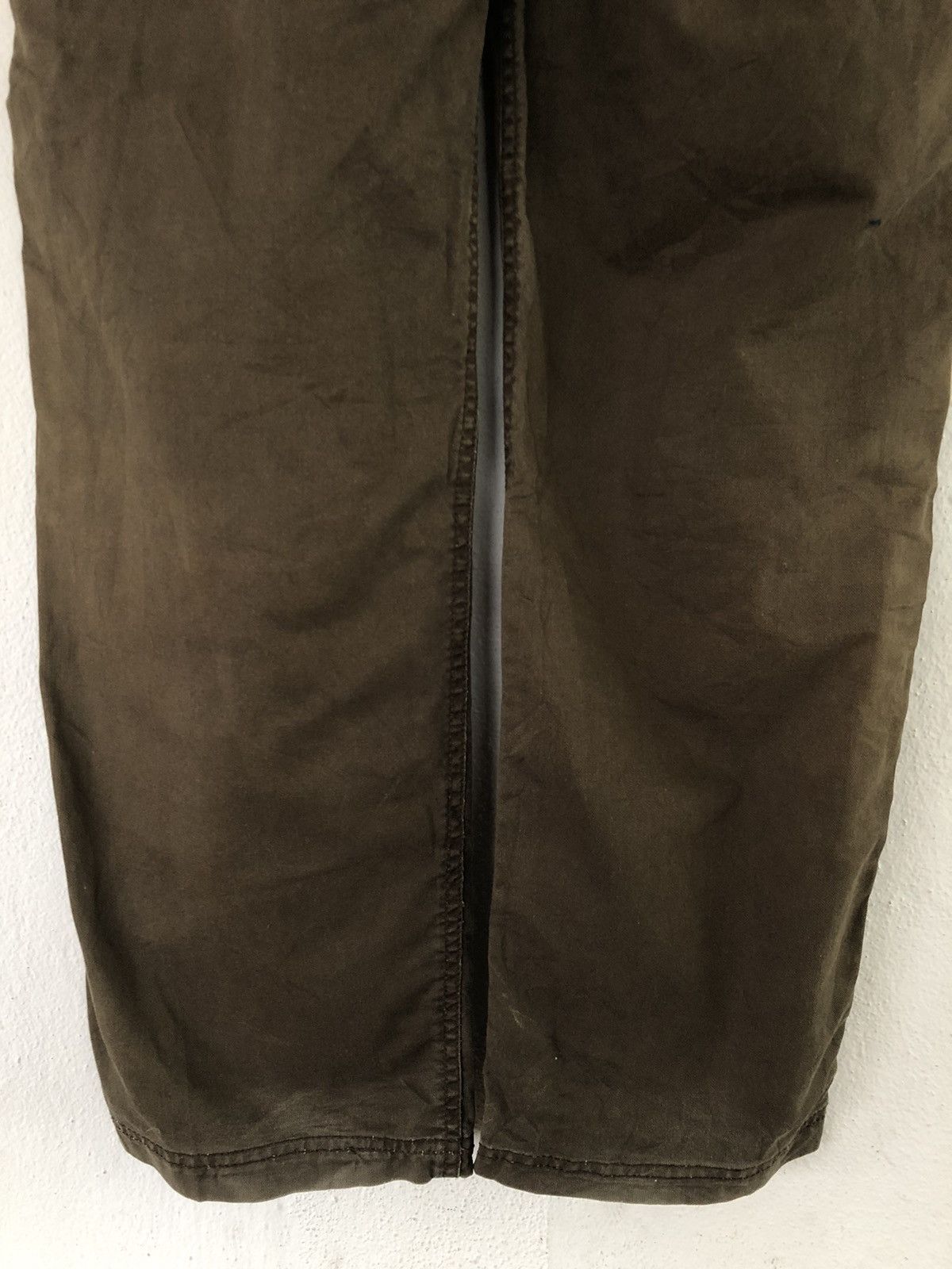 Japanese Brand Vtg Takeo Kikuchi Boro Sashiko Kapital Inspired Cargo Pant Size US 33 - 5 Thumbnail