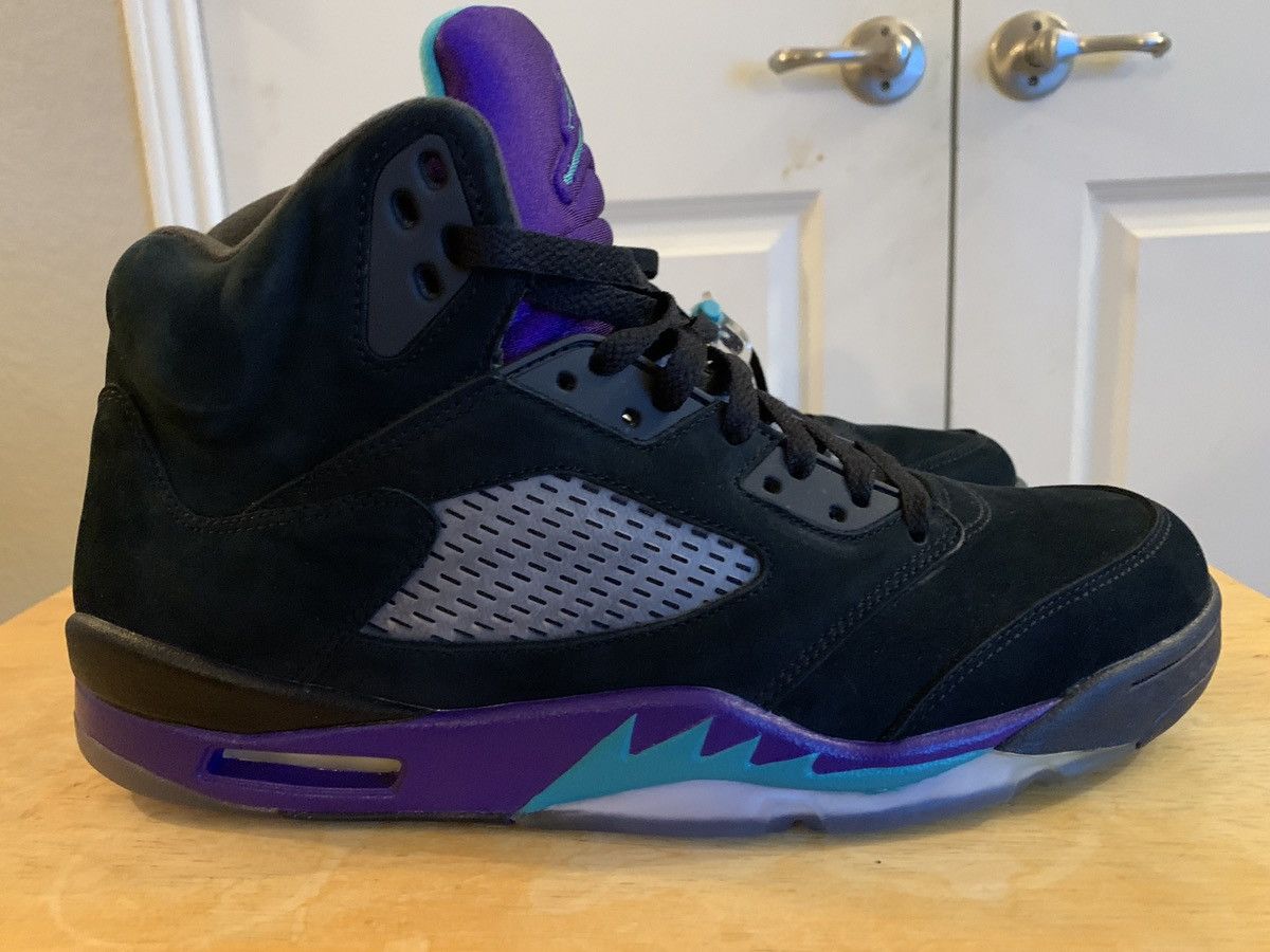Jordan Brand JORDAN 5 BLACK GRAPE Grailed