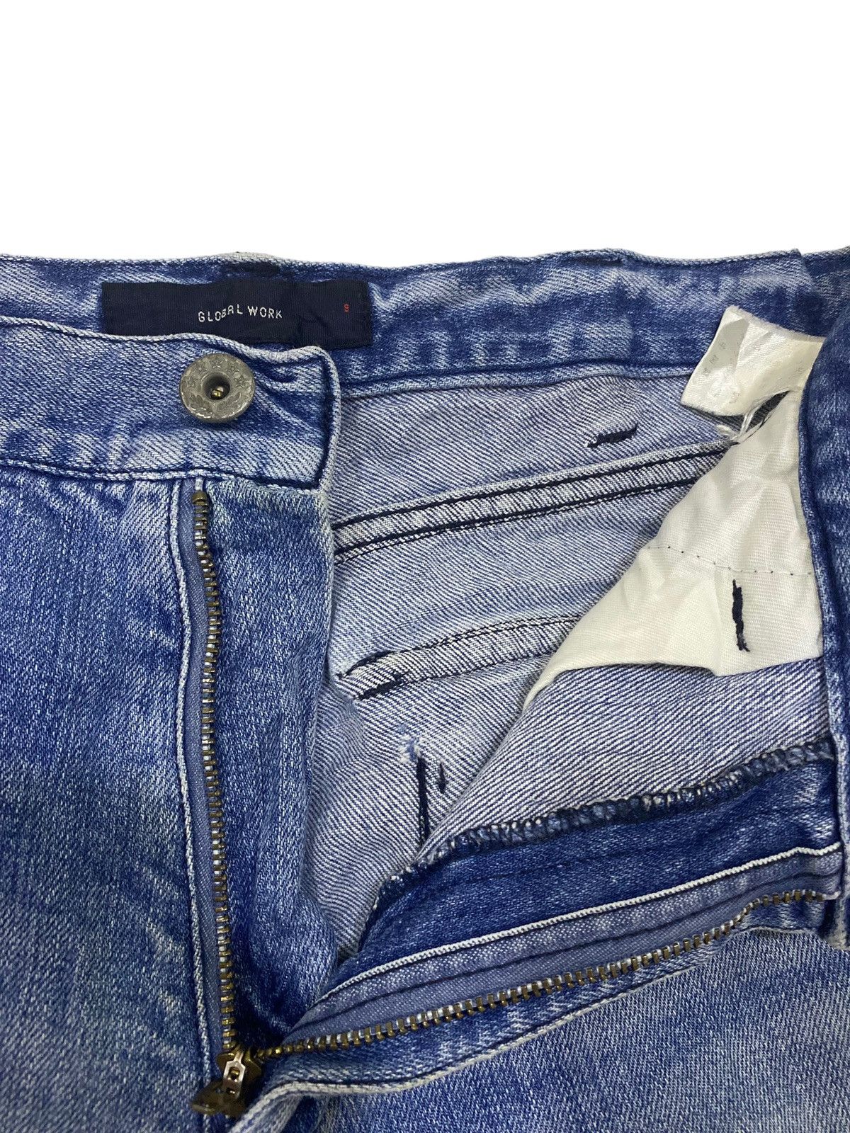 Global Work × Japanese Brand Rare Global Work japan cargo denim workwear jeans Size US 29 - 3 Thumbnail