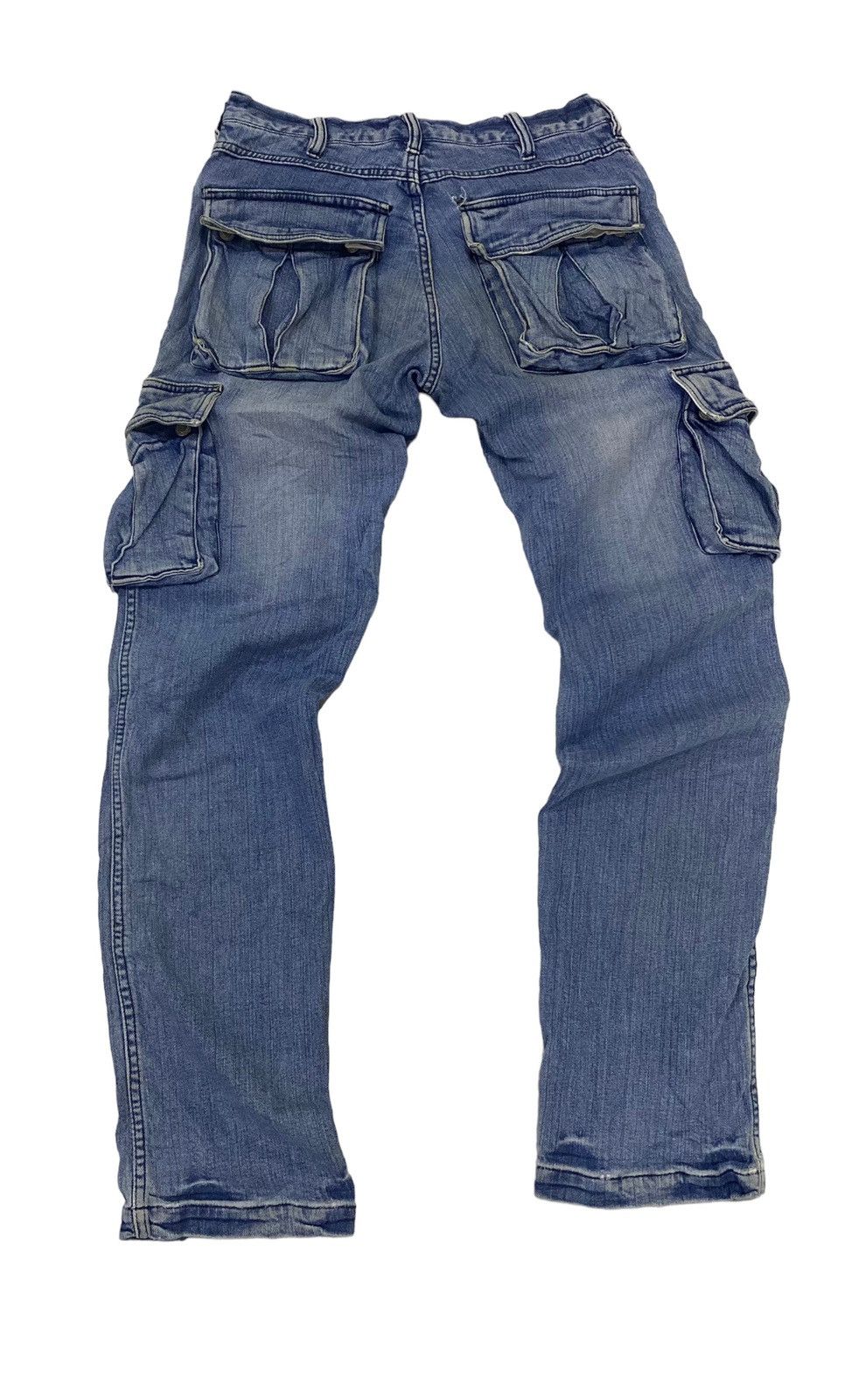 Global Work × Japanese Brand Rare Global Work japan cargo denim workwear jeans Size US 29 - 4 Thumbnail