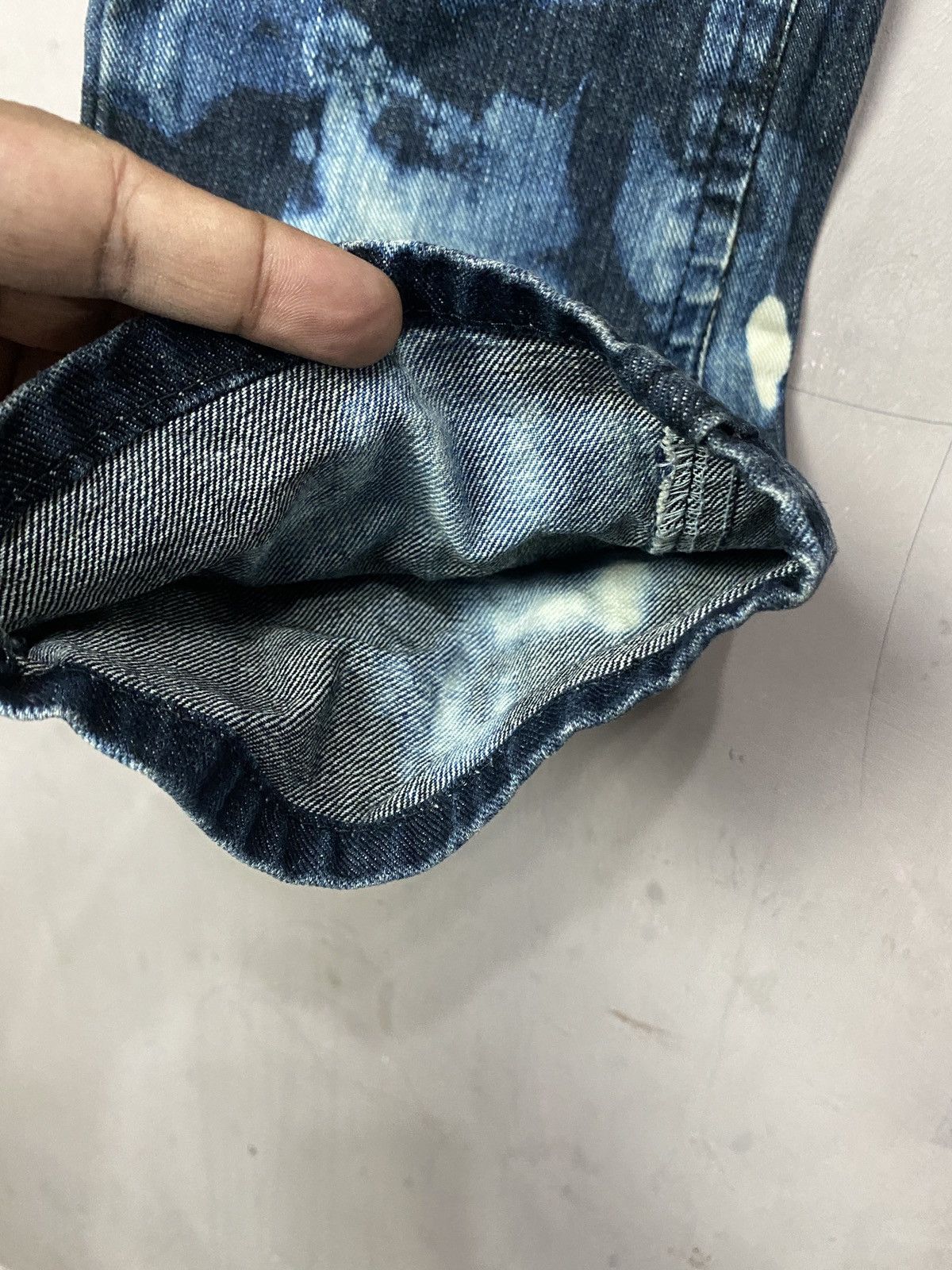 Other 💥RARE💥Vintage Tie Dye ASICS Wash Denim distressed Jeans Size 30" / US 8 / IT 44 - 5 Thumbnail