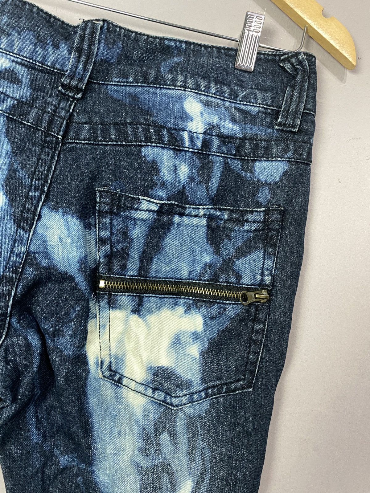 Other 💥RARE💥Vintage Tie Dye ASICS Wash Denim distressed Jeans Size 30" / US 8 / IT 44 - 12 Thumbnail