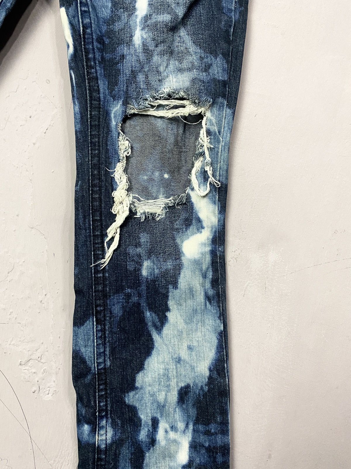Other 💥RARE💥Vintage Tie Dye ASICS Wash Denim distressed Jeans Size 30" / US 8 / IT 44 - 7 Thumbnail