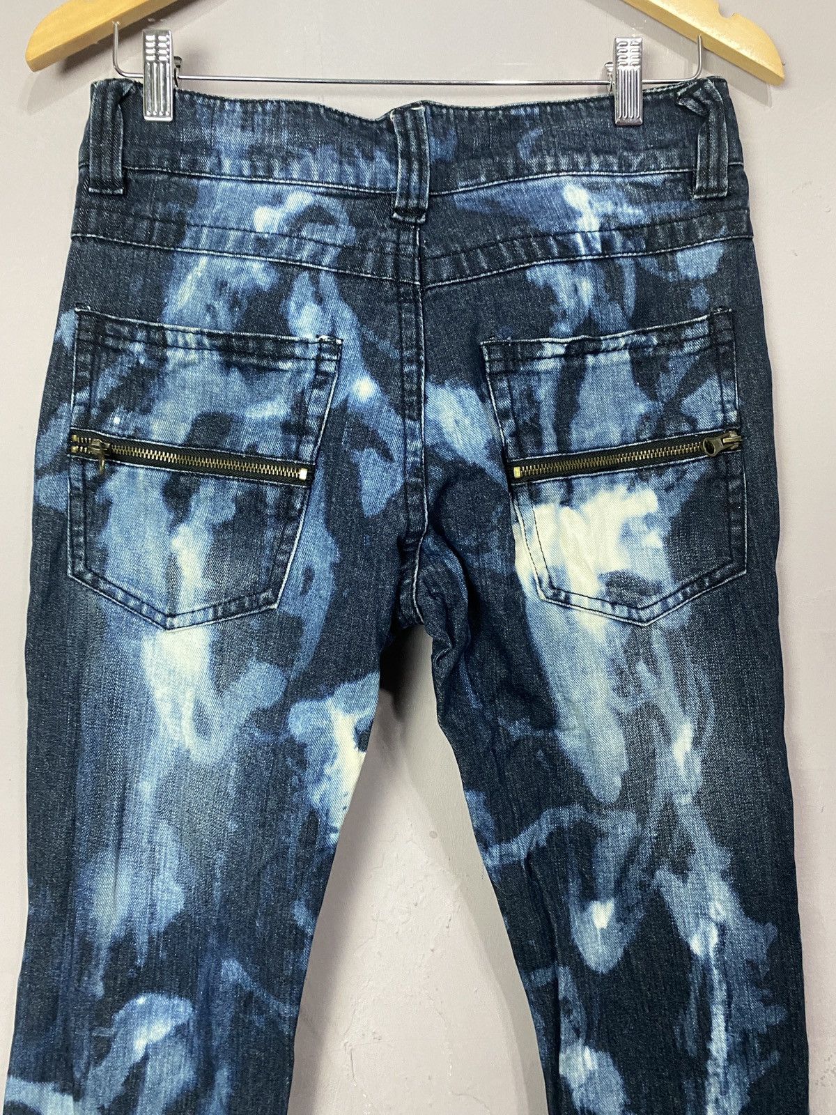 Other 💥RARE💥Vintage Tie Dye ASICS Wash Denim distressed Jeans Size 30" / US 8 / IT 44 - 11 Thumbnail