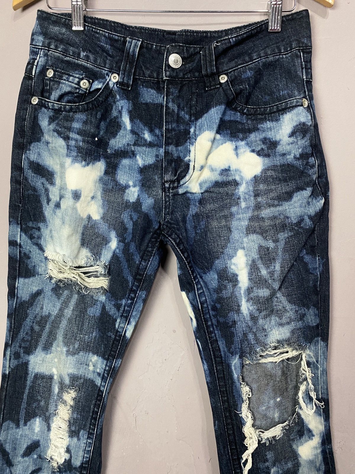 Other 💥RARE💥Vintage Tie Dye ASICS Wash Denim distressed Jeans Size 30" / US 8 / IT 44 - 2 Thumbnail