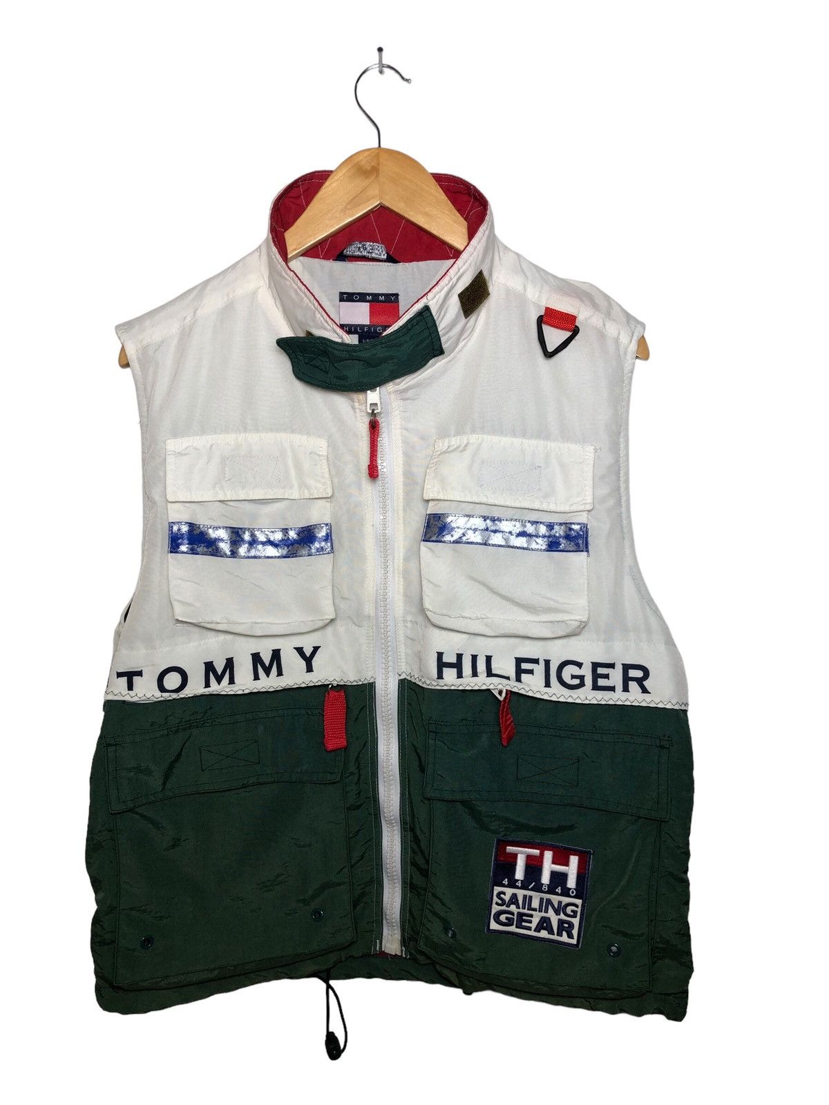 Tommy Hilfiger × Vintage Rare Vintage Tommy Hilfilger Sailing Gear tactical vest Size US M / EU 48-50 / 2 - 2 Thumbnail