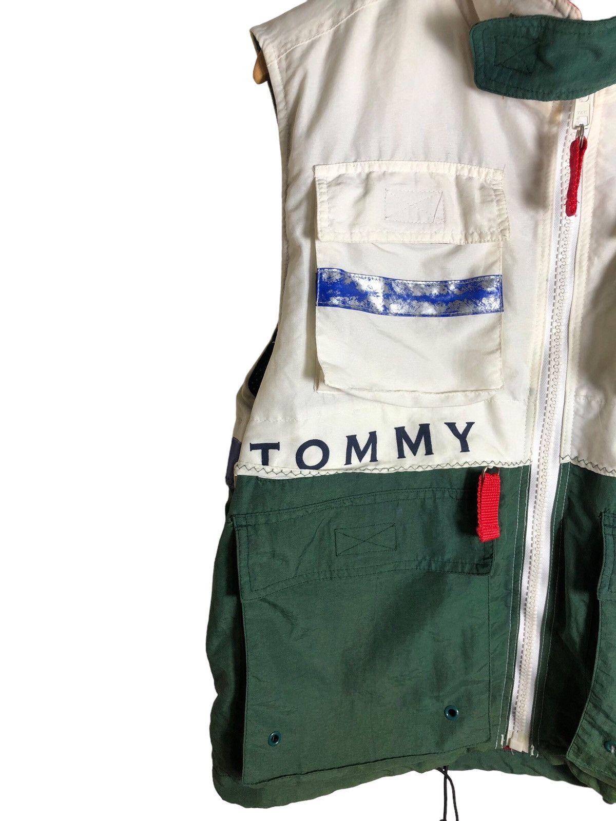Tommy Hilfiger × Vintage Rare Vintage Tommy Hilfilger Sailing Gear tactical vest Size US M / EU 48-50 / 2 - 4 Thumbnail