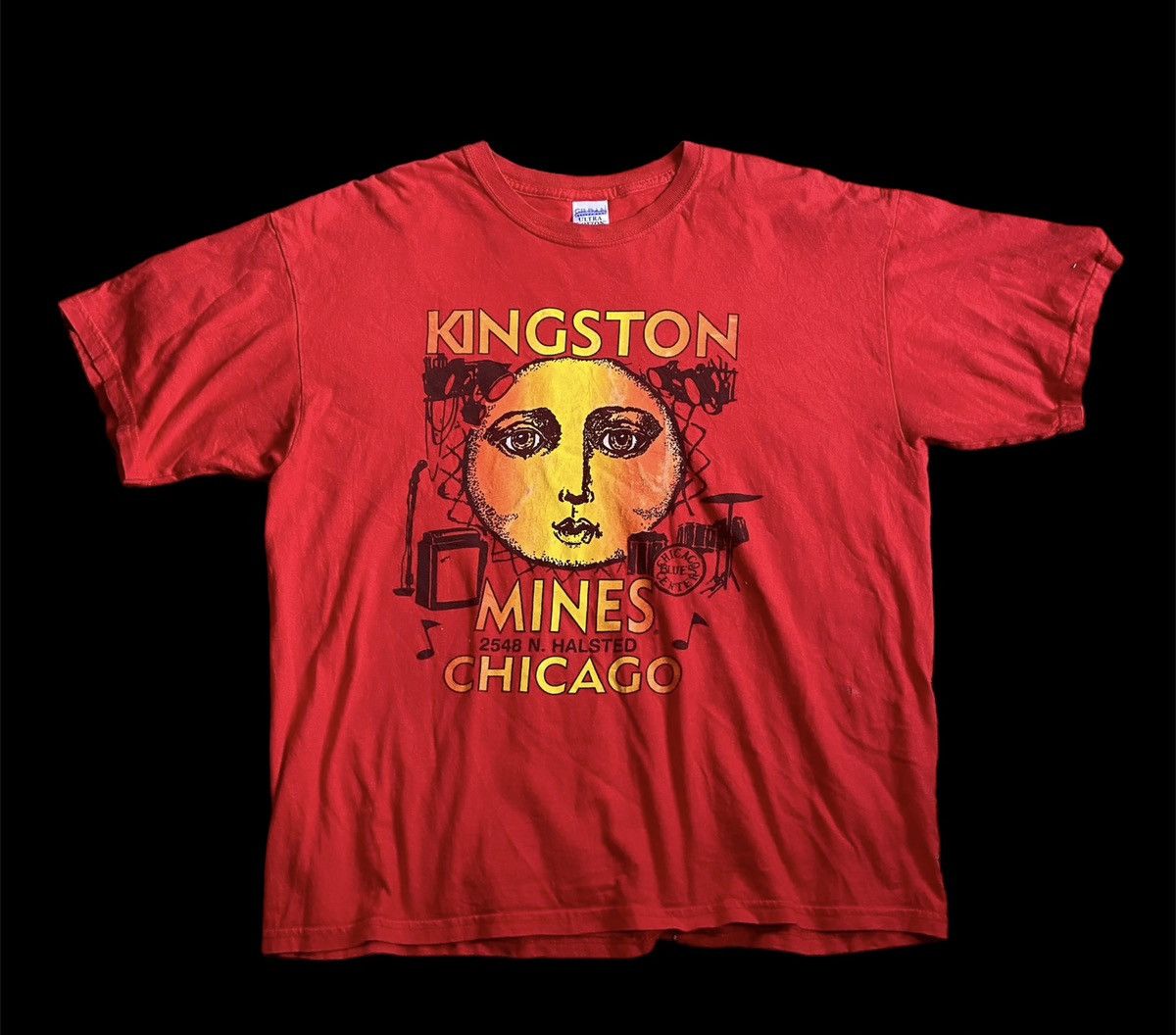 Rap Tees Vintage i am jammed at the kingston mines tee shirt Size US XL / EU 56 / 4 - 1 Thumbnail