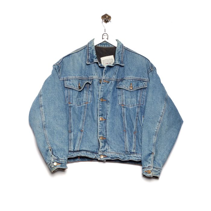 Pop 84 POP 84 Denim jacket Stone Washed Blue | Grailed