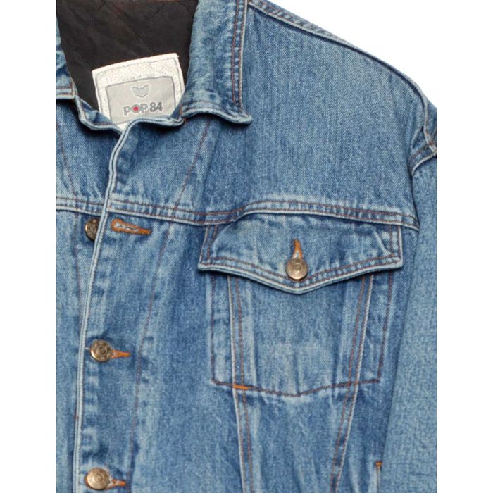 Pop 84 POP 84 Denim jacket Stone Washed Blue | Grailed