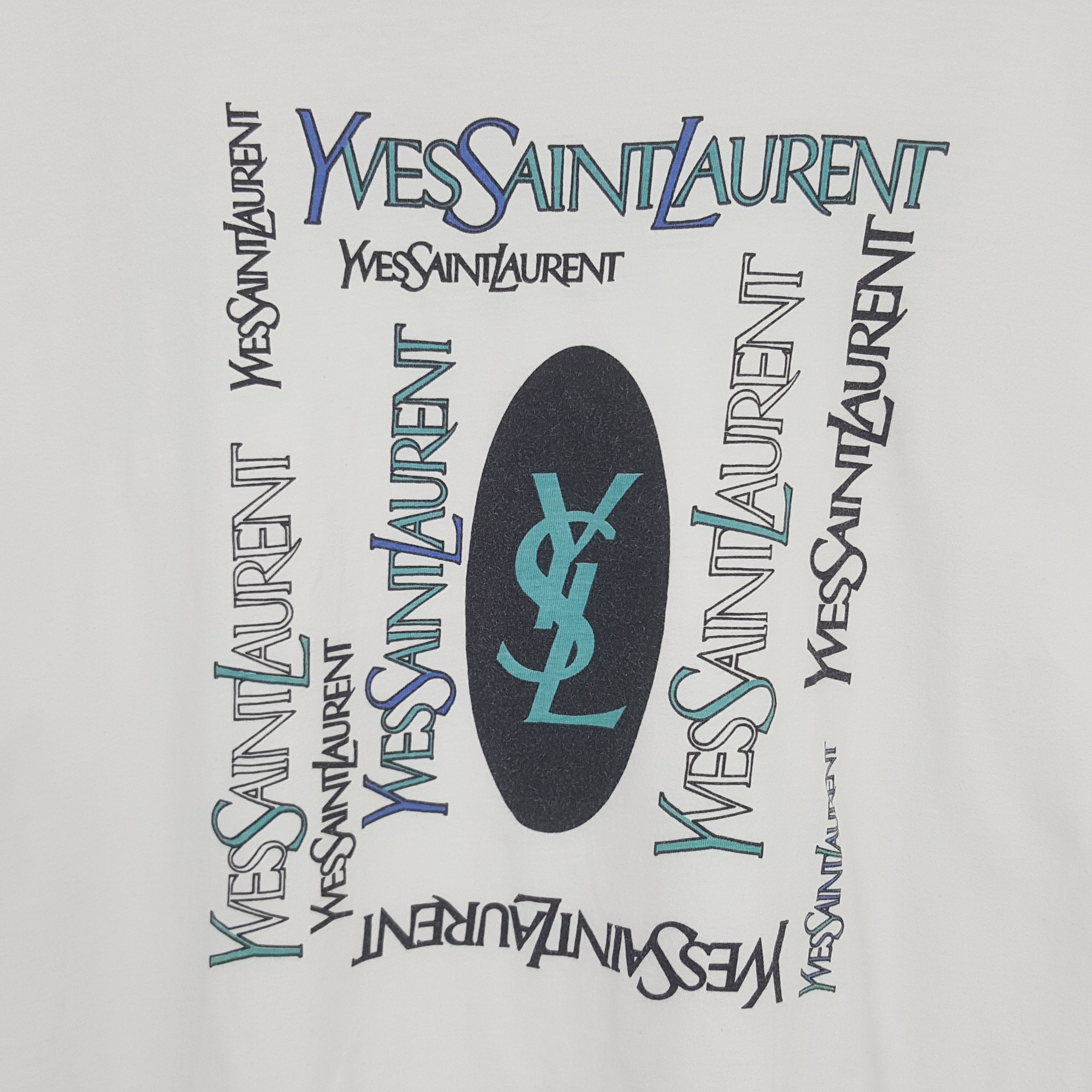 Vintage × Yves Saint Laurent Vintage Yves Saint Laurent Tshirt Size US L / EU 52-54 / 3 - 2 Thumbnail