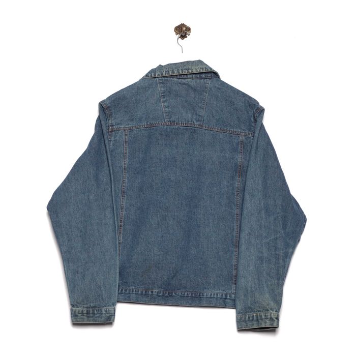 Vintage Henry Mori Denim jacket rinse washed blue | Grailed