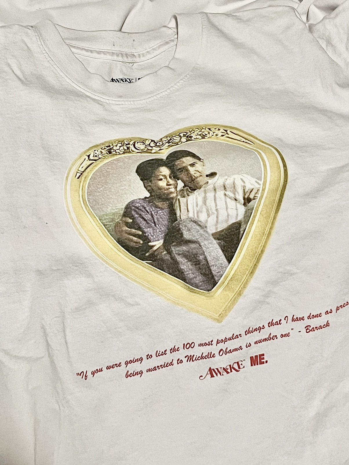 Awake NY Awake NY Obama Valentines Day Tee x Melody Ehsani Size US M / EU 48-50 / 2 - 2 Thumbnail