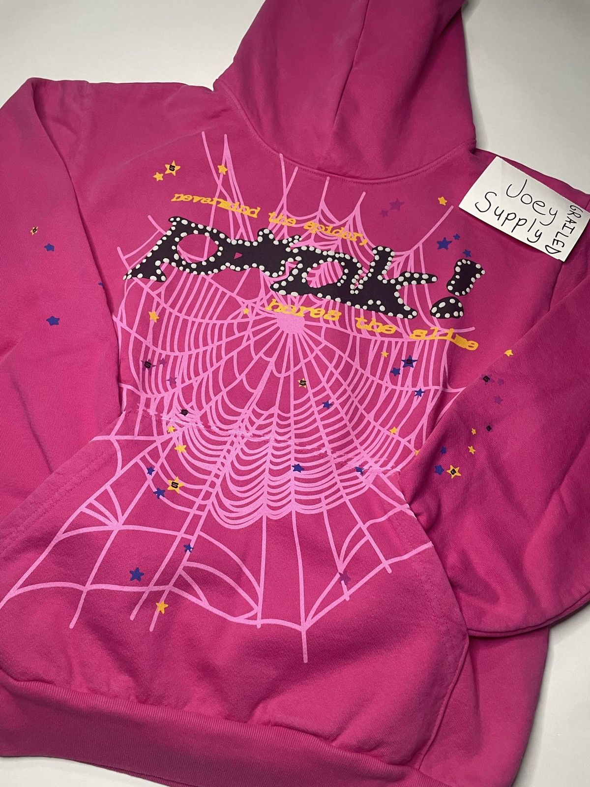 Sp5der P*nk Hoodie 'Pink