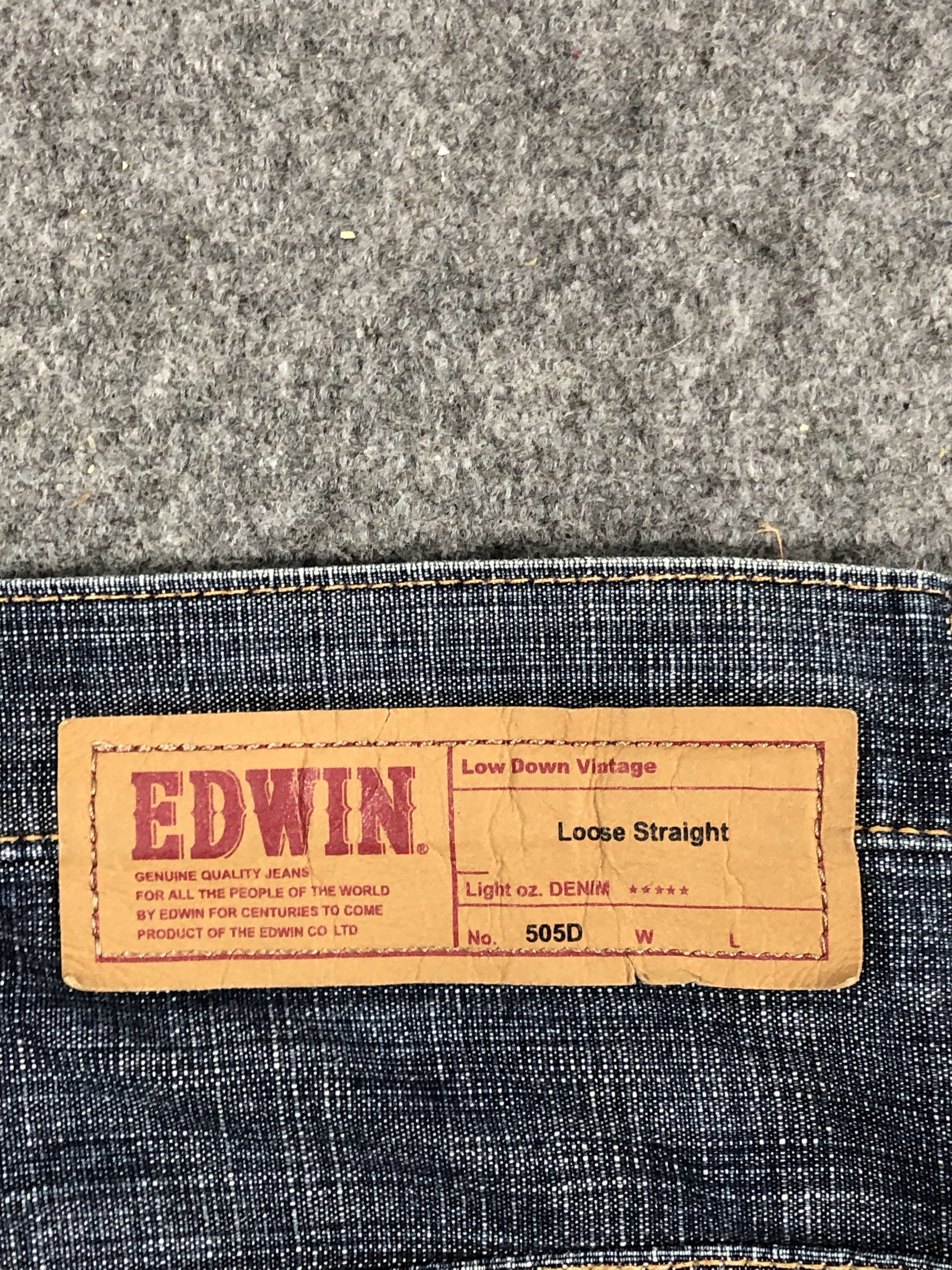 Edwin Vintage Edwin Dark Blue Jeans 30x31 DPP0005 Size US 30 / EU 46 - 5 Thumbnail