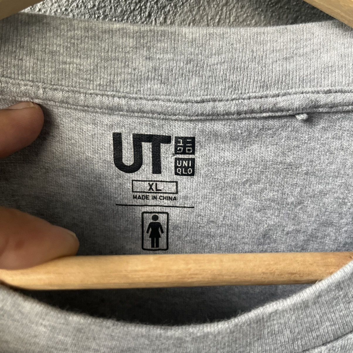 Girl Skateboards × Uniqlo Uniqlo x Girl Skateboard Pretty Sweet Grey T-shirt Size US XL / EU 56 / 4 - 4 Thumbnail