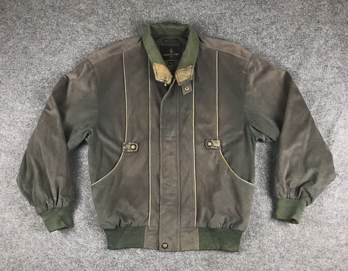 Japanese Brand × Valentino × Vintage Vintage 90's Gianni Valentino bomber jacket Size US M / EU 48-50 / 2 - 1 Thumbnail