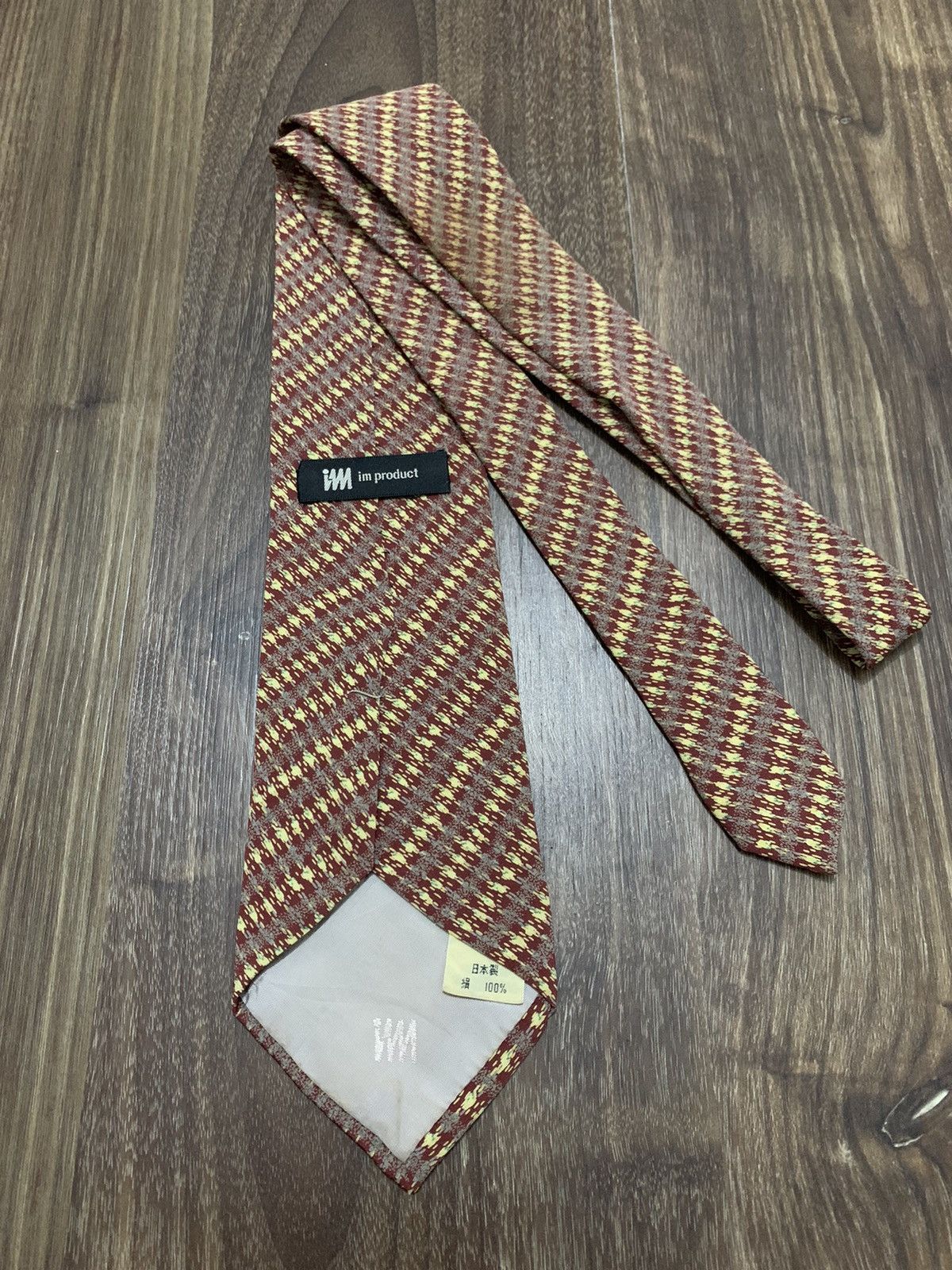 Issey Miyake Issey Miyake Printed Design Tie Size ONE SIZE - 2 Thumbnail