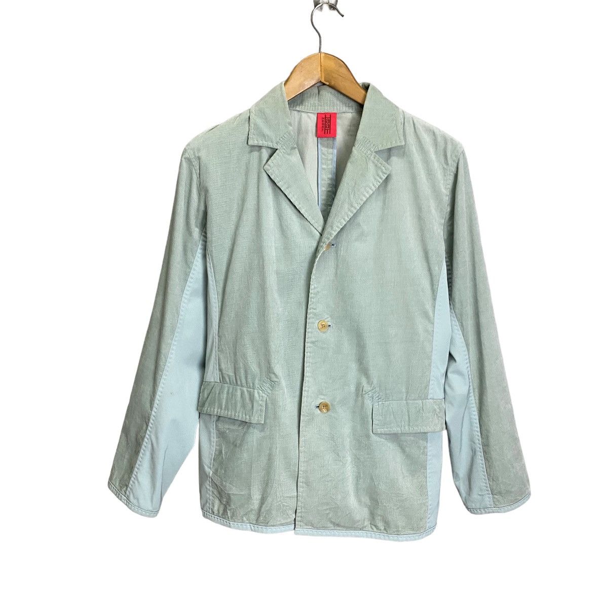 image of Issey Miyake Heart Haat Coat Jacket in Peach, Men's (Size Medium)