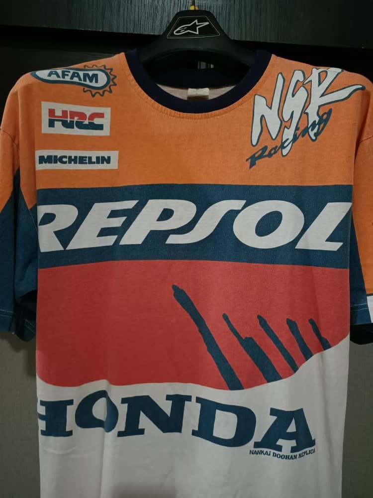 Honda × Vintage Vintage Honda Repsol Shirt Size US XL / EU 56 / 4 - 2 Thumbnail
