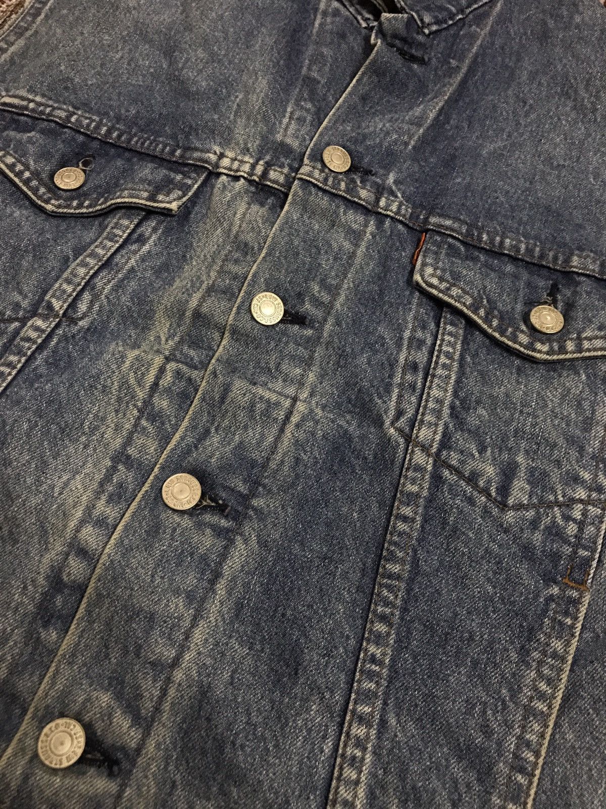 Levi's Oren tab Sleeveless levi's vintage denim jacket Size US L / EU 52-54 / 3 - 8 Thumbnail
