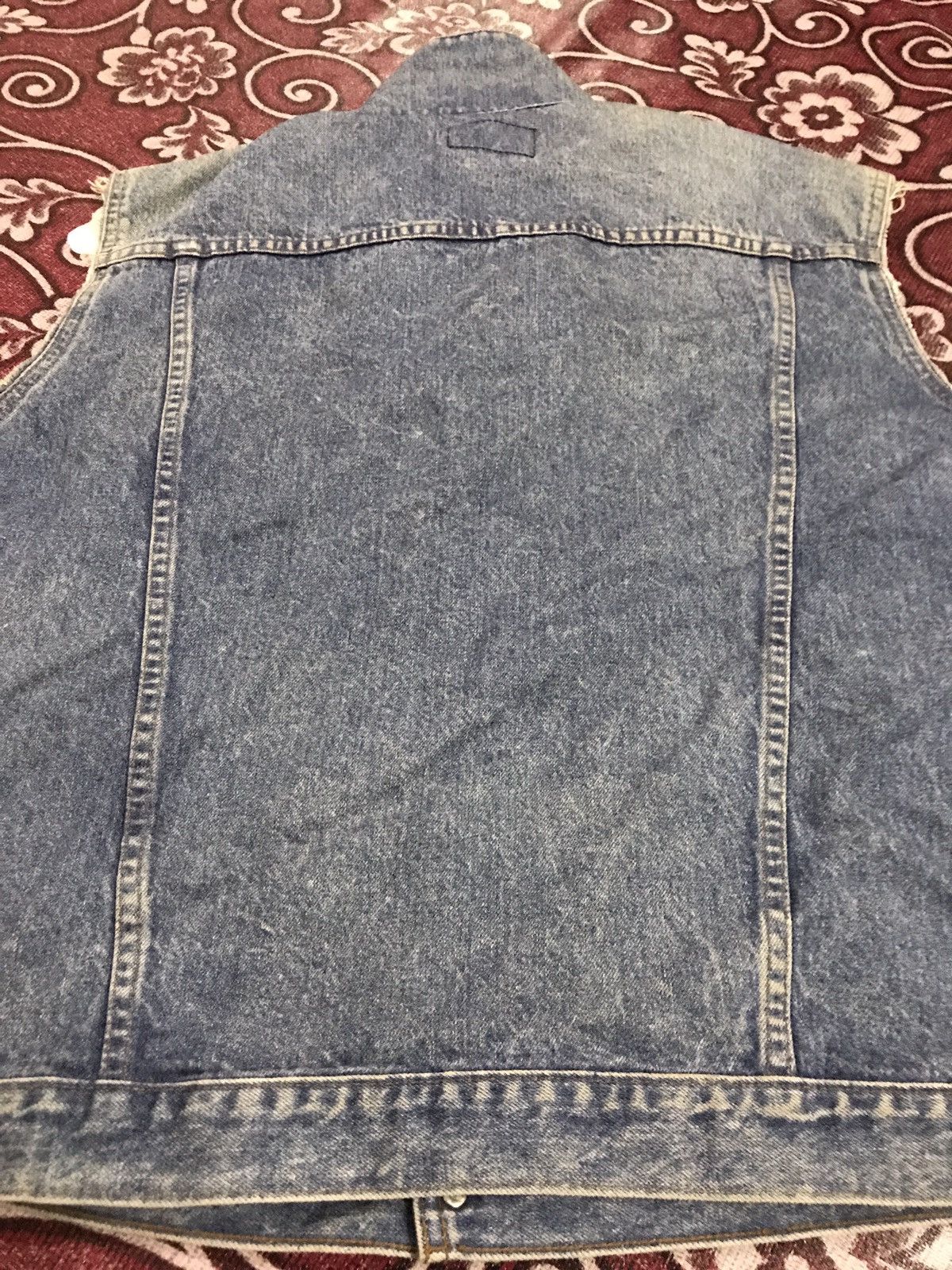 Levi's Oren tab Sleeveless levi's vintage denim jacket Size US L / EU 52-54 / 3 - 6 Thumbnail