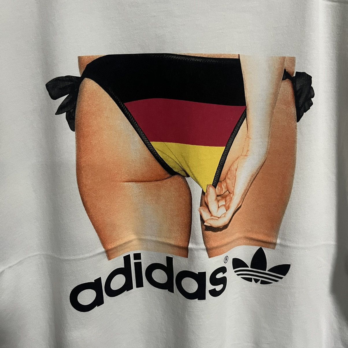 Adidas Adidas German Flag Panties White T-shirt Size US L / EU 52-54 / 3 - 2 Thumbnail