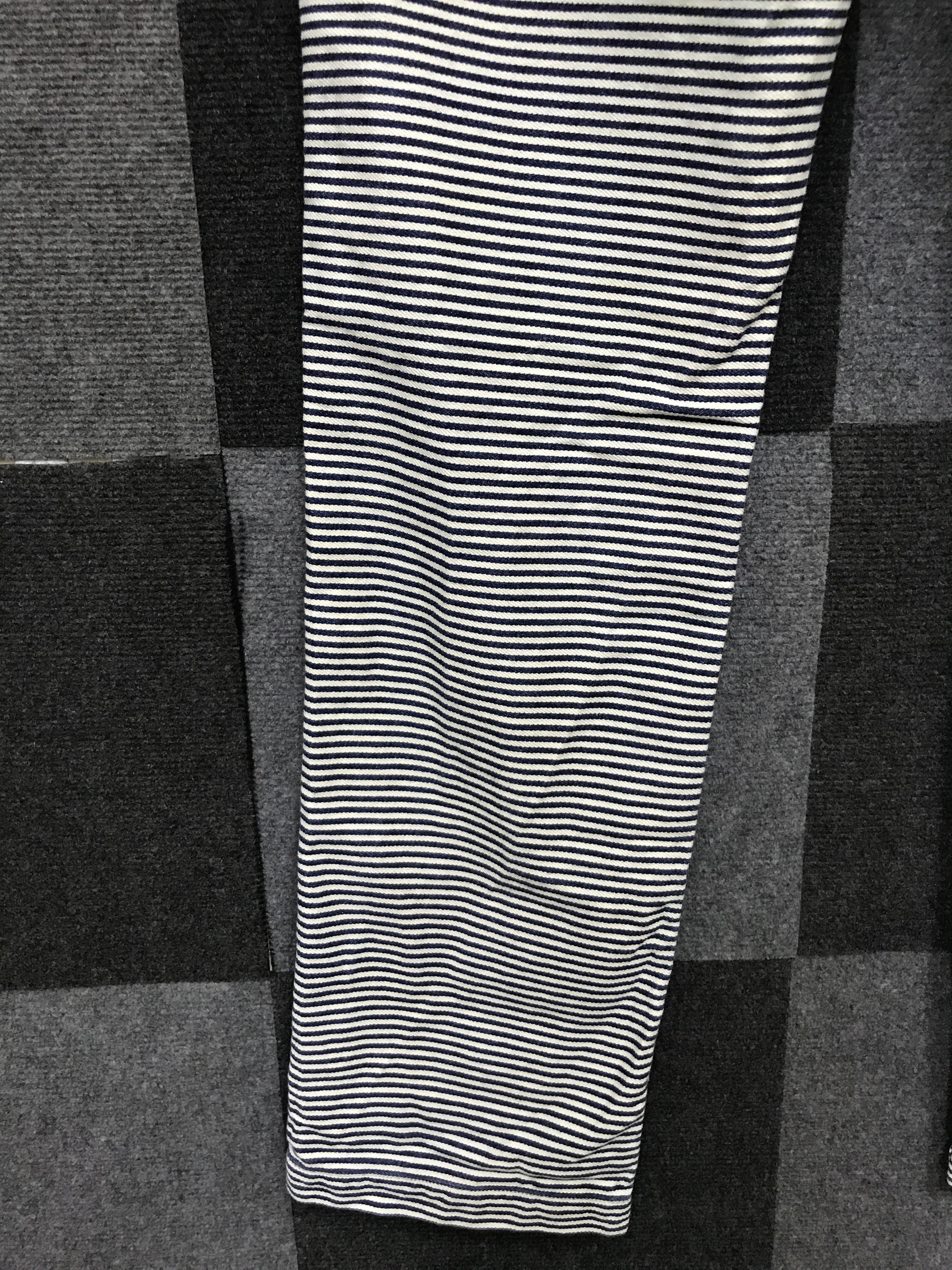 Johnbull × Vintage P77 JOHNBULL Japan Fine Prisoner Stripe Baker Pant Size US 30 / EU 46 - 11 Thumbnail