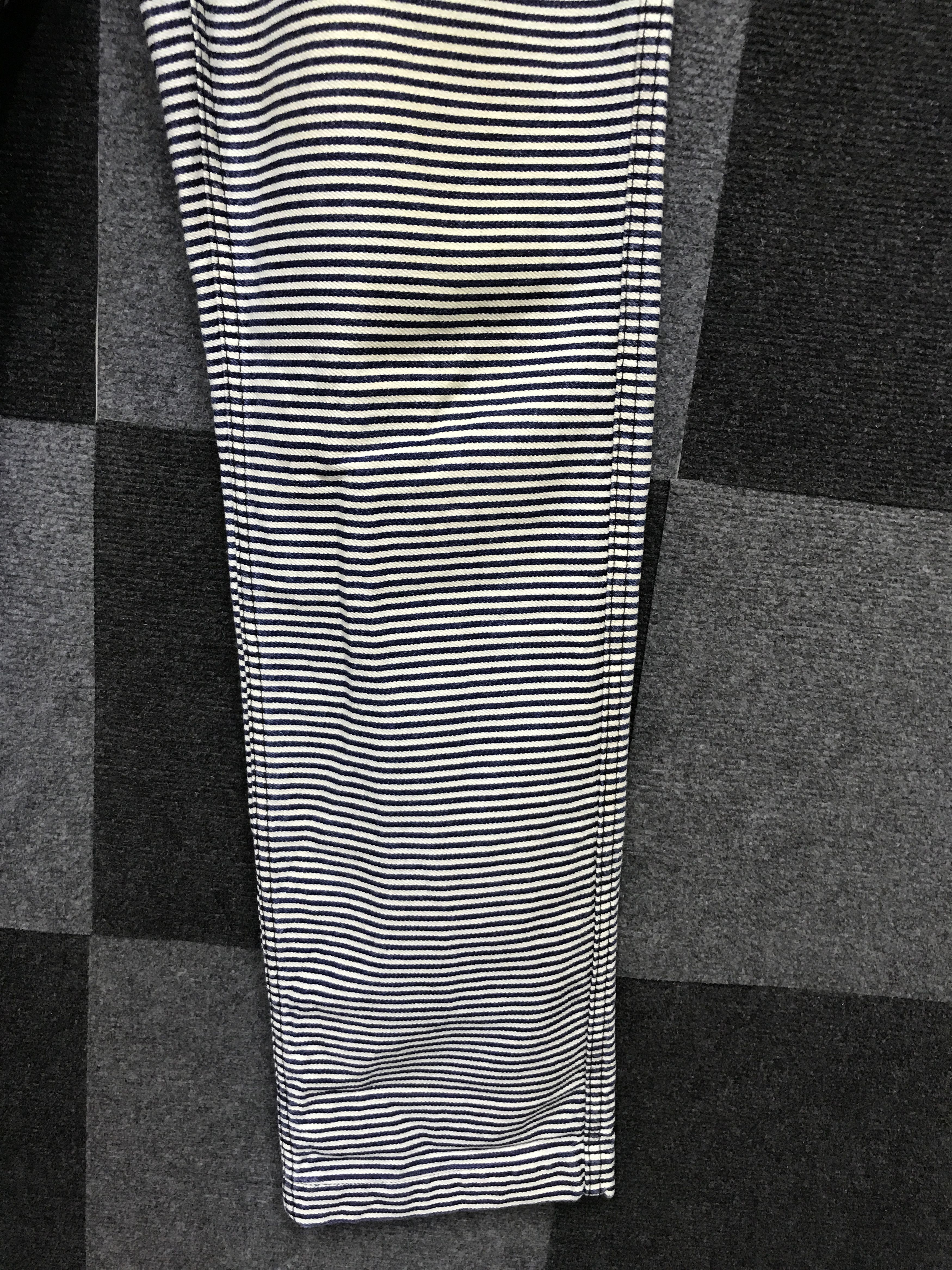 Johnbull × Vintage P77 JOHNBULL Japan Fine Prisoner Stripe Baker Pant Size US 30 / EU 46 - 4 Thumbnail