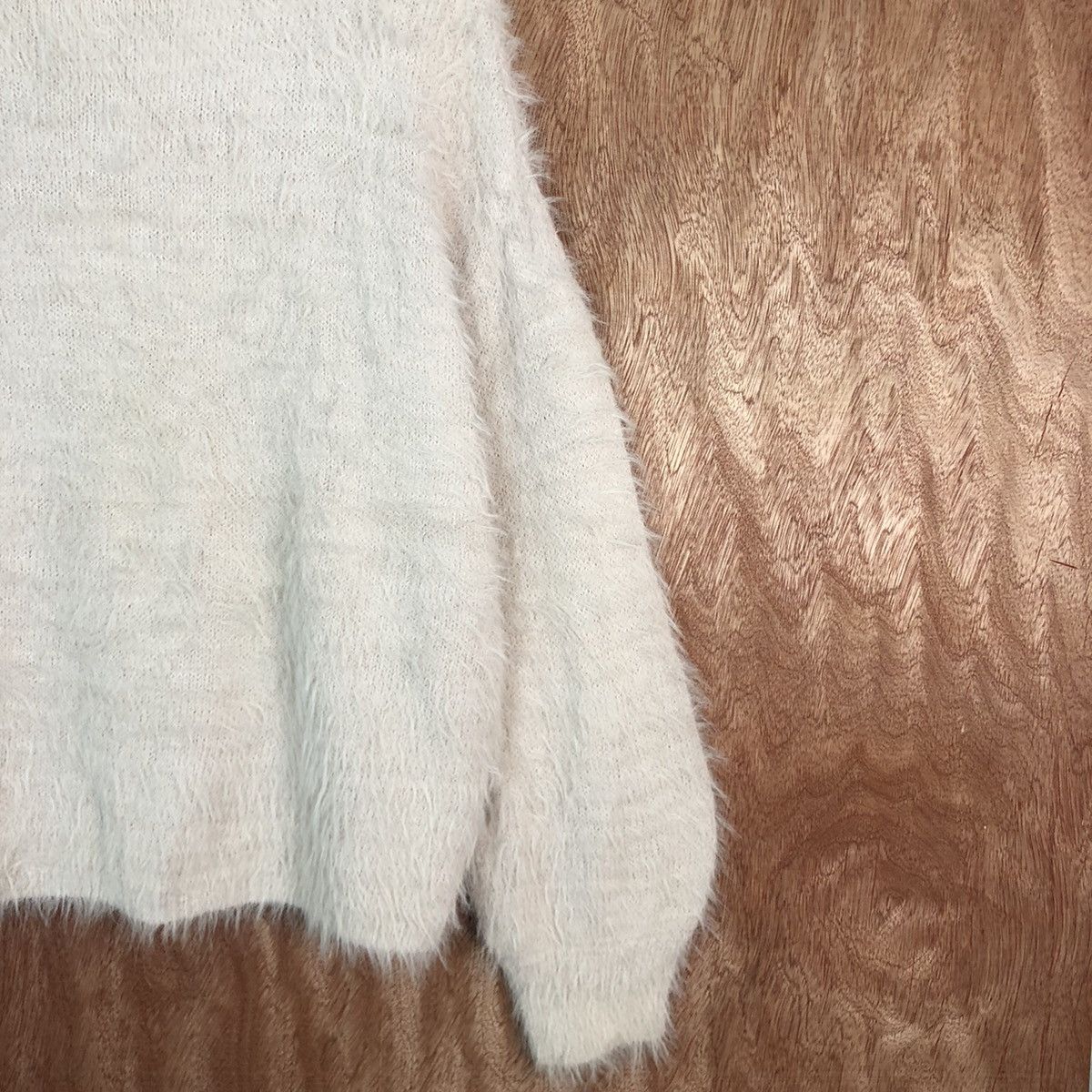 Japanese Brand DLL Glacier Light Mohair fur shag shaggy Knitwear #c428 Size US M / EU 48-50 / 2 - 5 Thumbnail