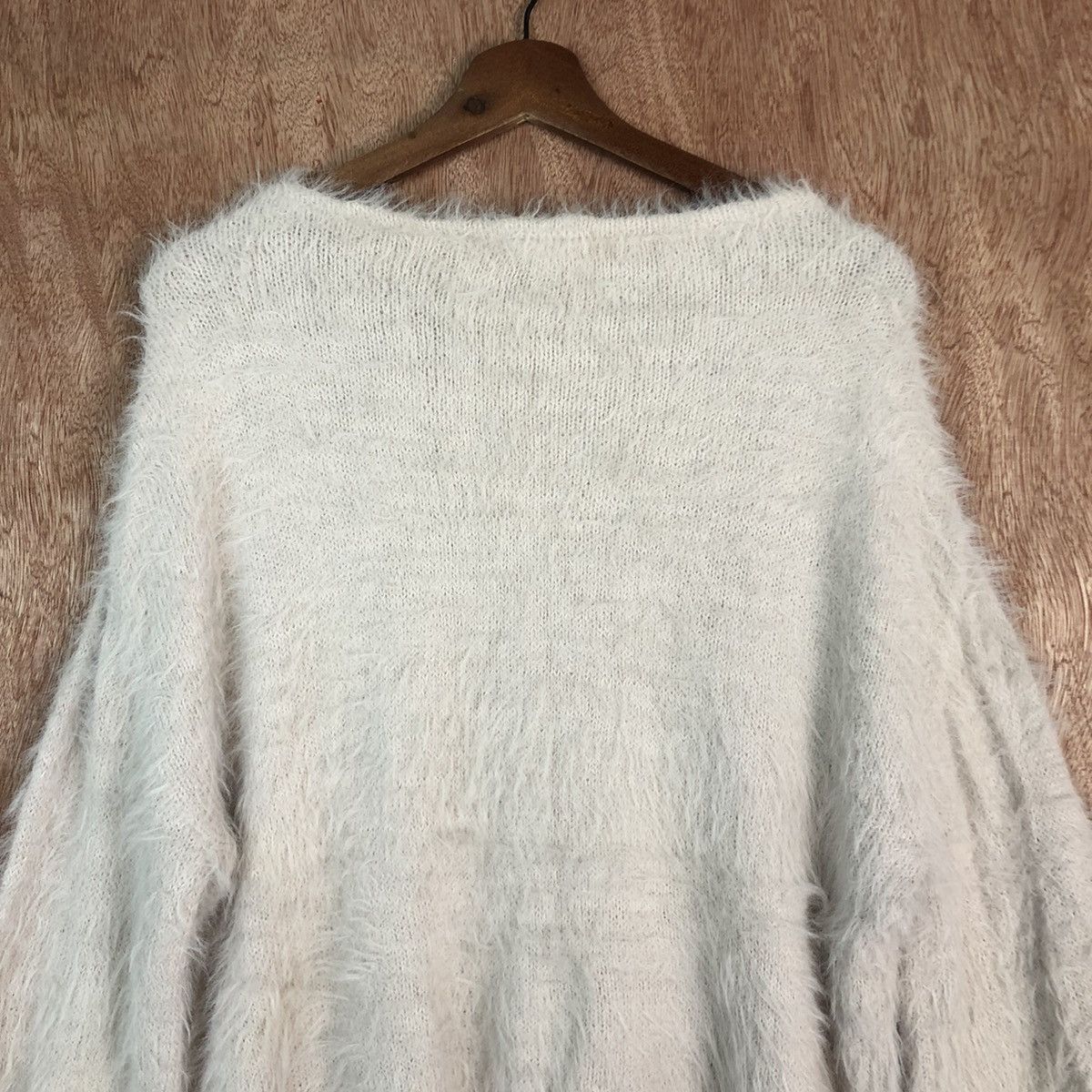 Japanese Brand DLL Glacier Light Mohair fur shag shaggy Knitwear #c428 Size US M / EU 48-50 / 2 - 10 Thumbnail