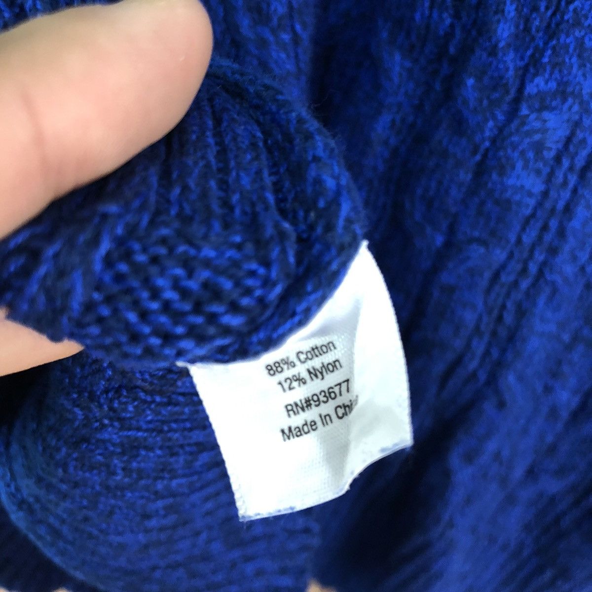 Homespun Knitwear St John Bay Blue Knitwear #6083 Size US M / EU 48-50 / 2 - 11 Thumbnail