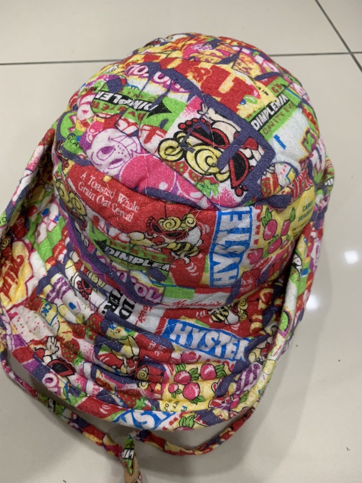 Hysteric Glamour VINTAGE 80s HYSTERIC GLAMOUR CANDY QUILTED HAT CAP Size ONE SIZE - 6 Thumbnail